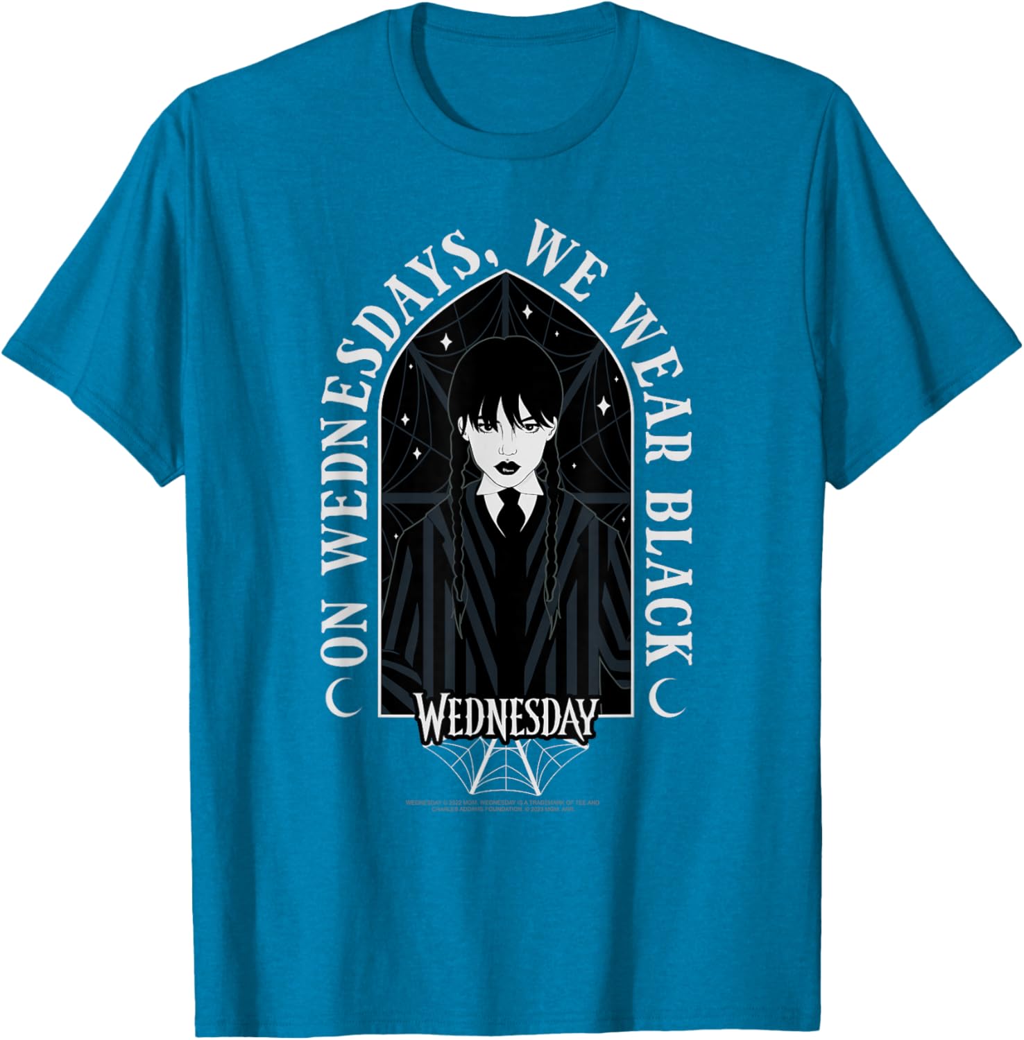 Wednesday On Wednesdays We Wear Black Goth T-Shirt for Stylish Looks - 10