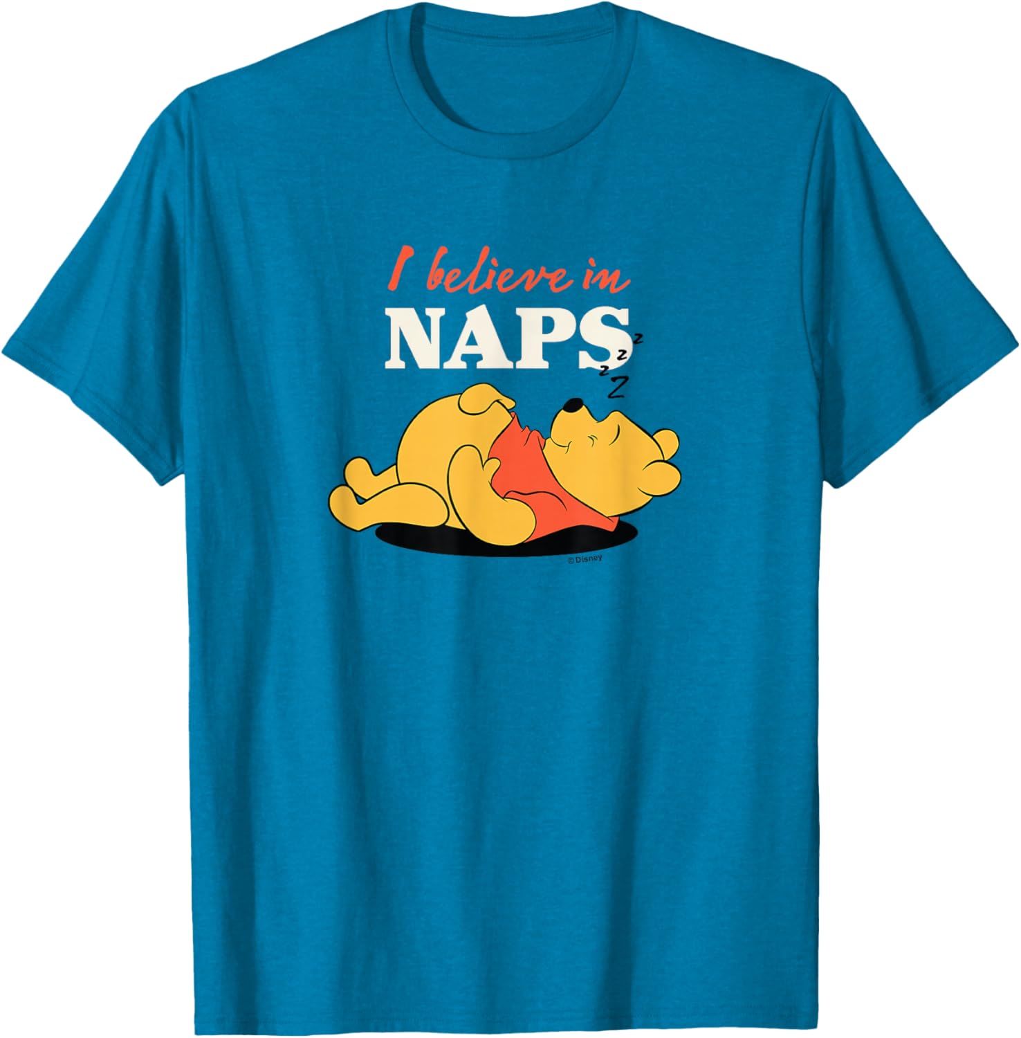 Winnie the Pooh I Believe in Naps T-Shirt for Cozy Comfort Lovers - 5