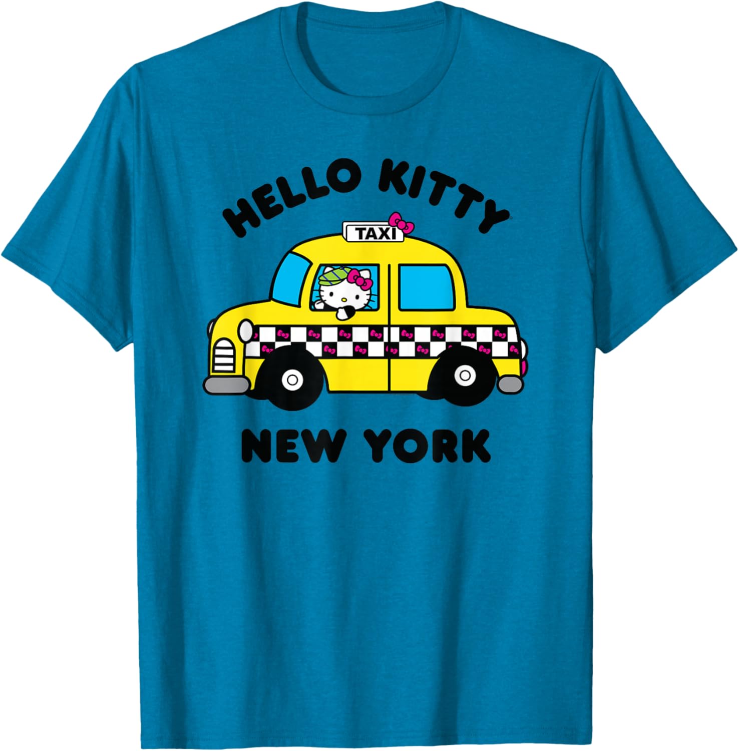 Hello Kitty New York Taxi T-Shirt Fun Gift for Cat Lovers and Tourists - 19