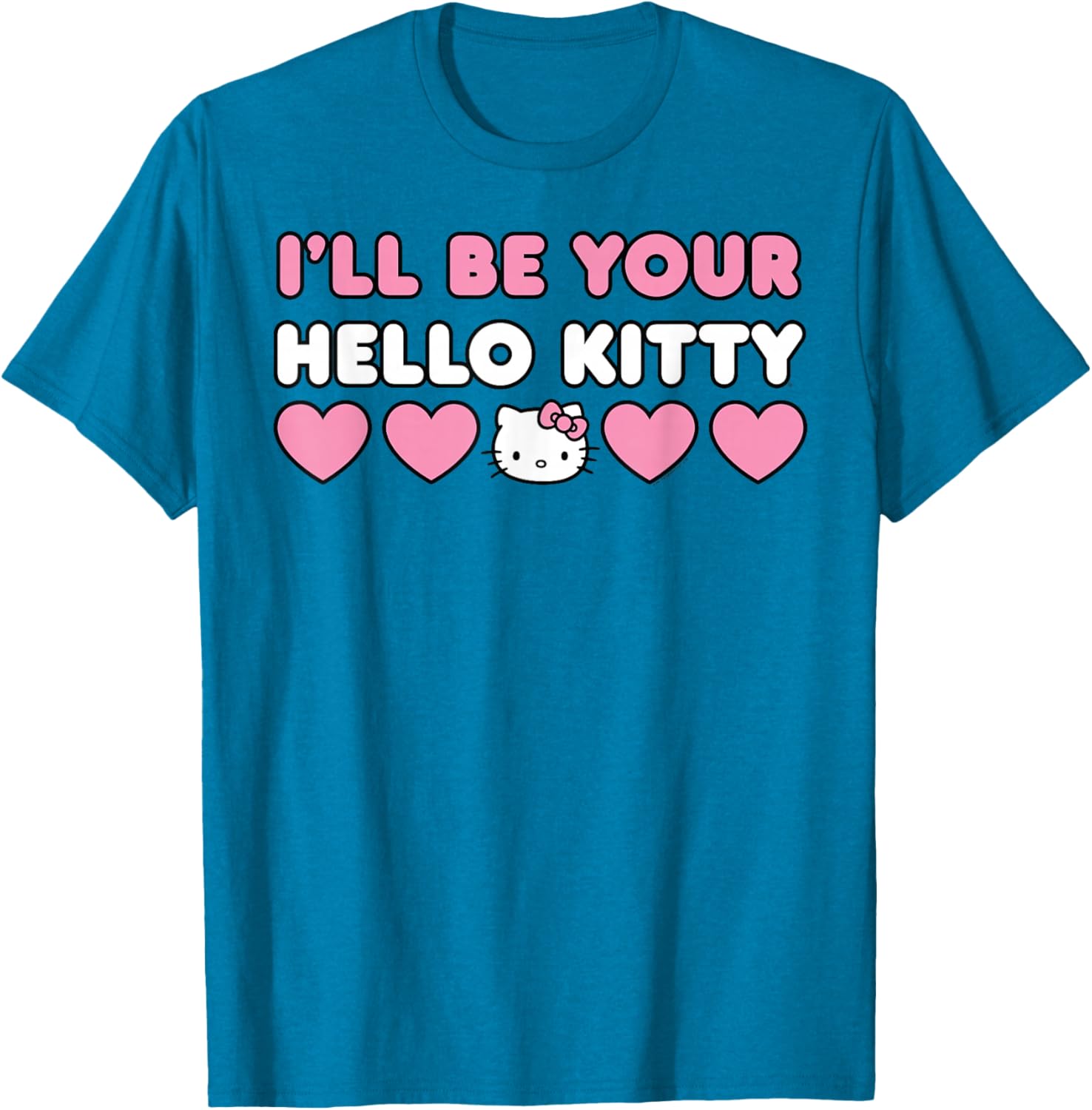 Cute Hello Kitty Couples Matching Valentine's Day T-Shirt for Lovers - 13