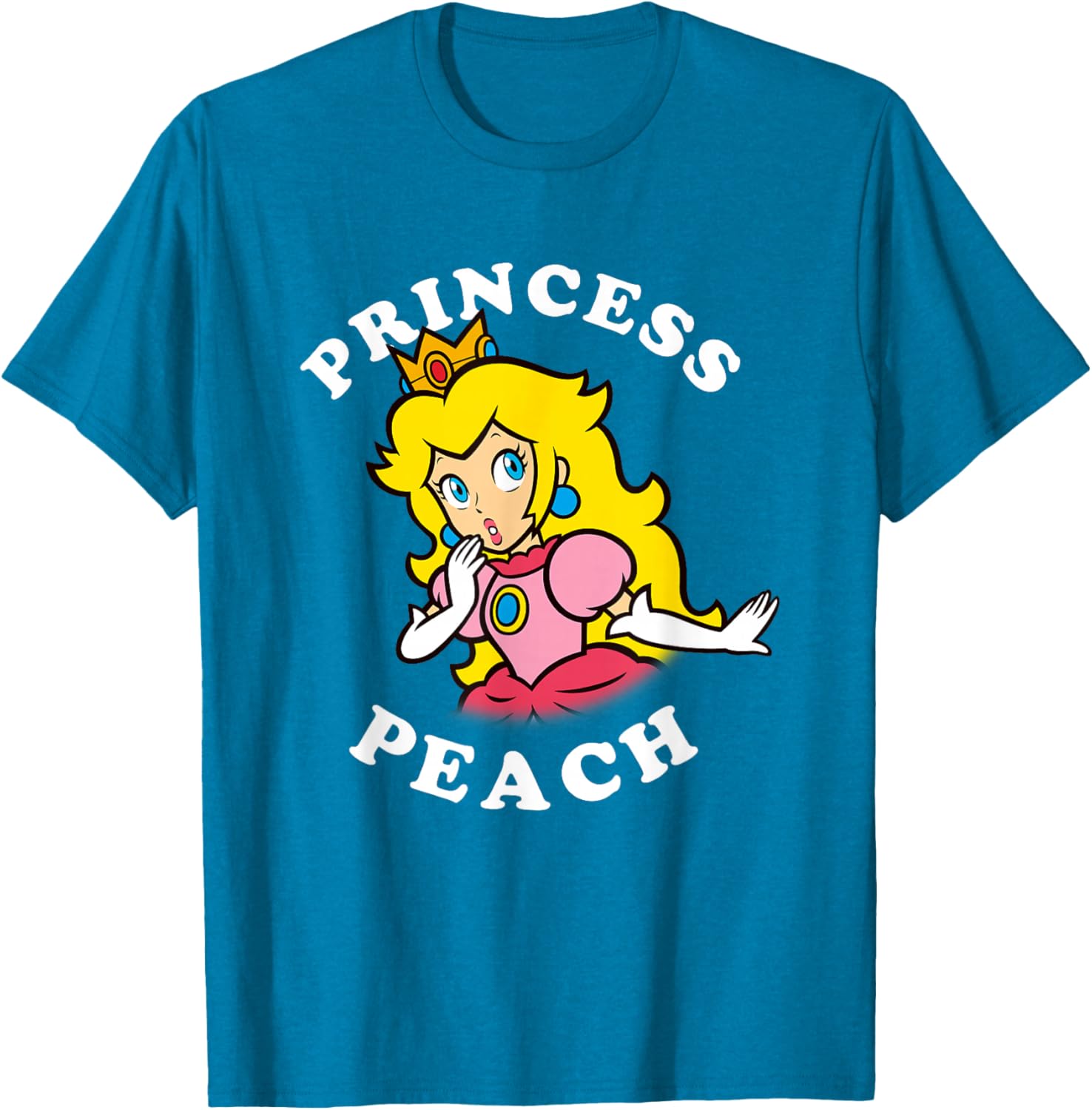 Super Mario Princess Peach Big Portrait T-Shirt for Fans and Collectors - 21