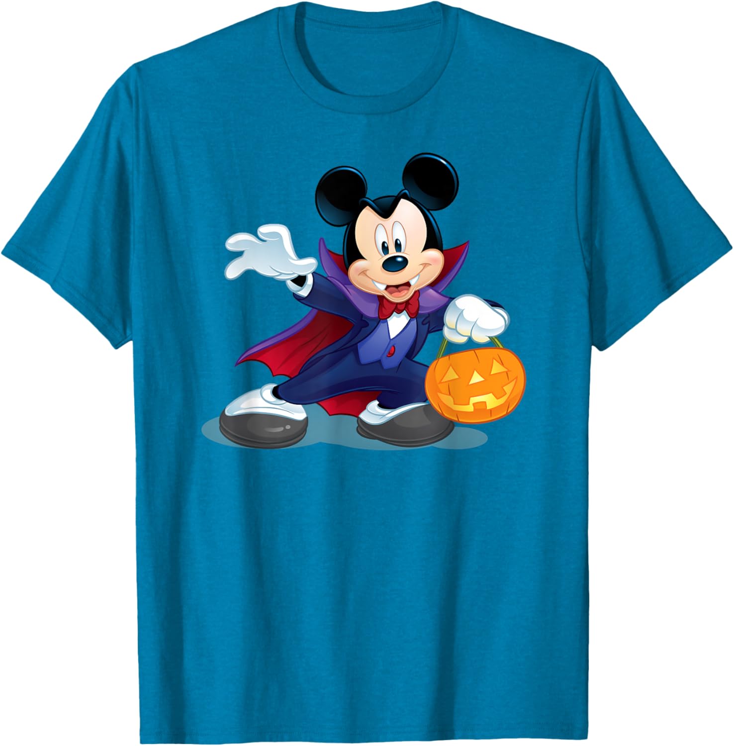 Disney Halloween Mickey Mouse Vampire T-Shirt for Fun Holiday Style - 6