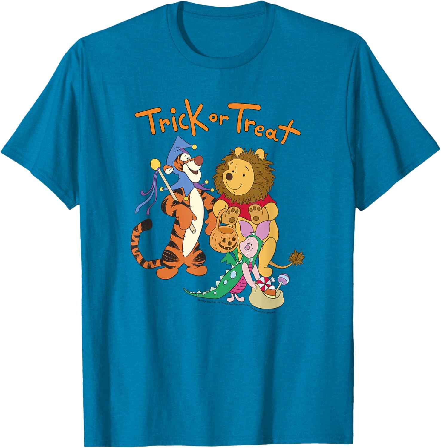 Disney Winnie The Pooh Halloween Group Shot Trick or Treat T-Shirt - 10