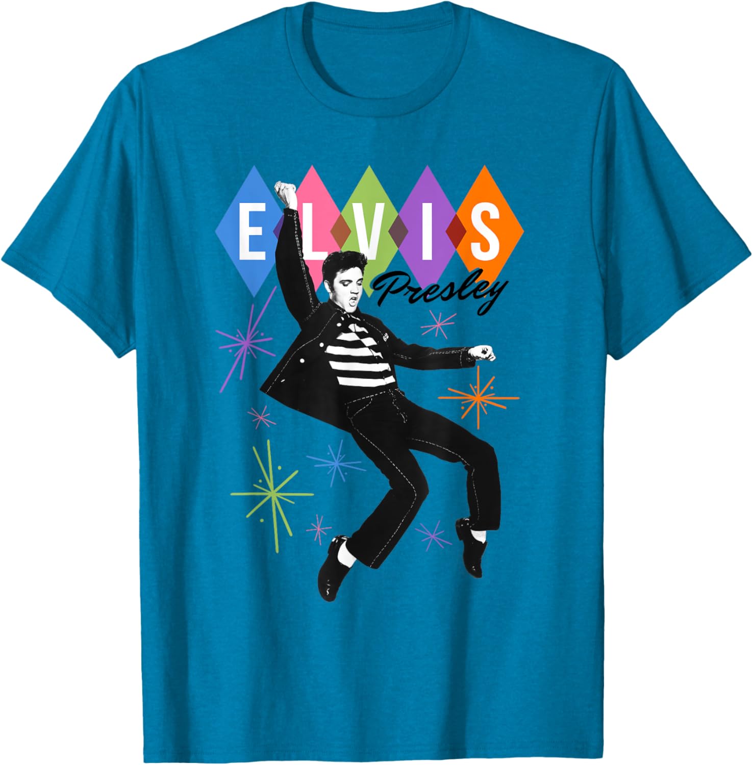 Elvis Presley Official Dancing Star T-Shirt - Vintage Style Music Apparel - 7