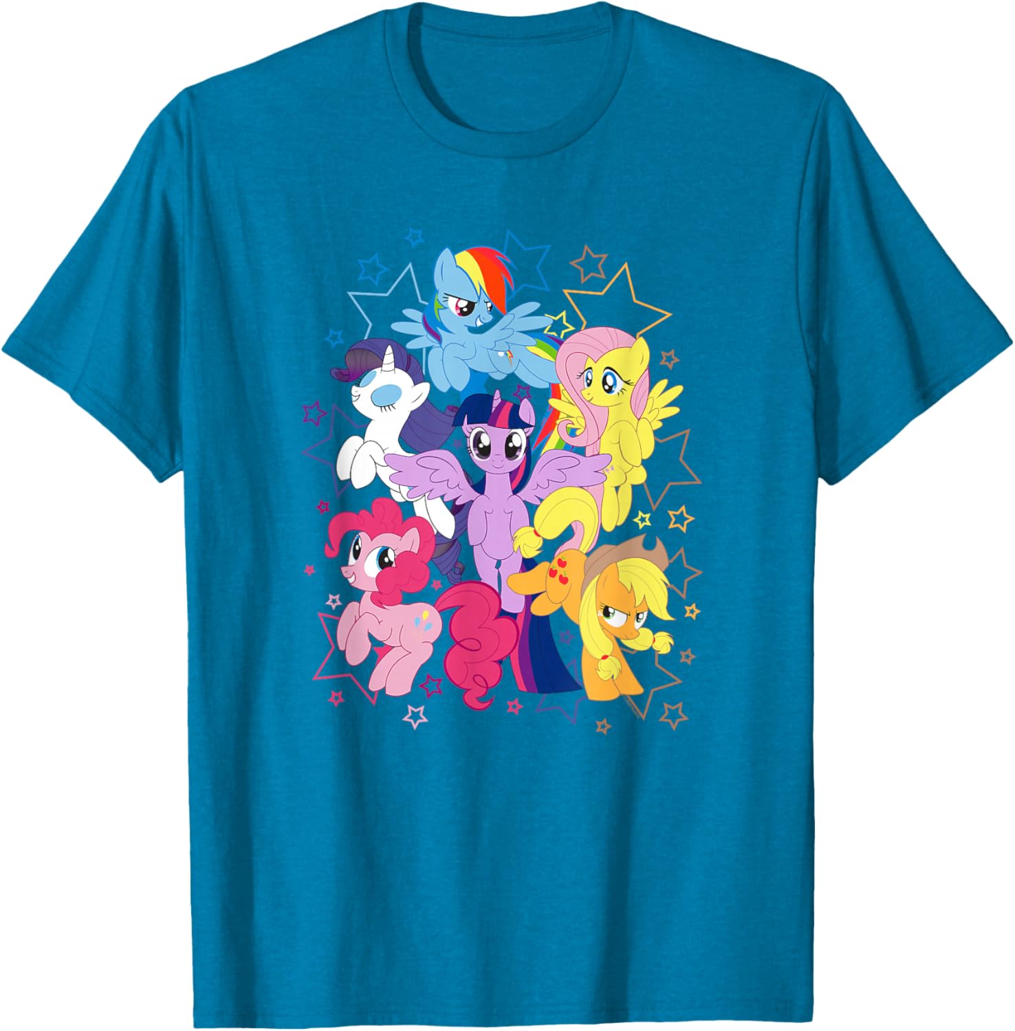 My Little Pony Friendship Is Magic Starry Group Shot T-Shirt for Fans - 11