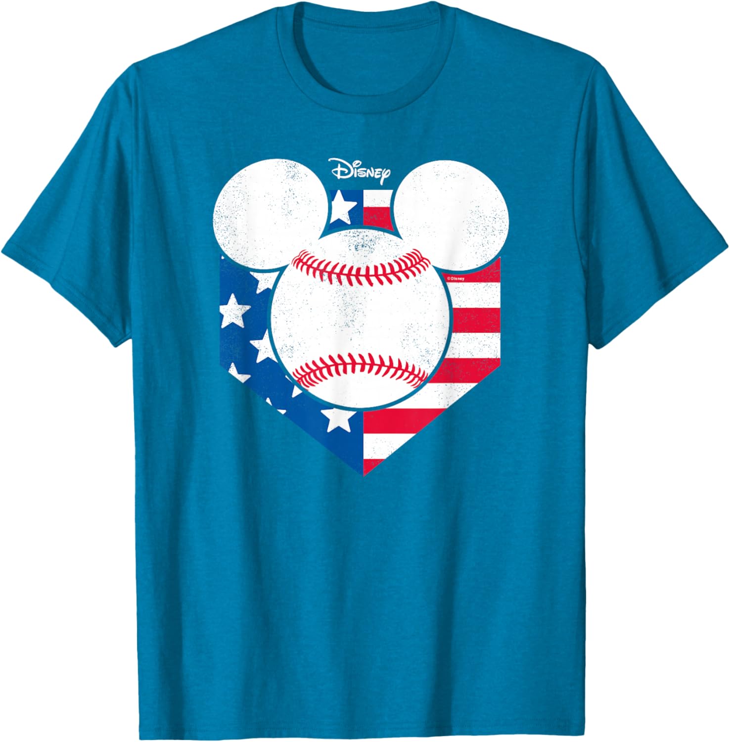Disney Mickey Baseball Diamond T-Shirt Cool Graphic Tee for Fans - 10