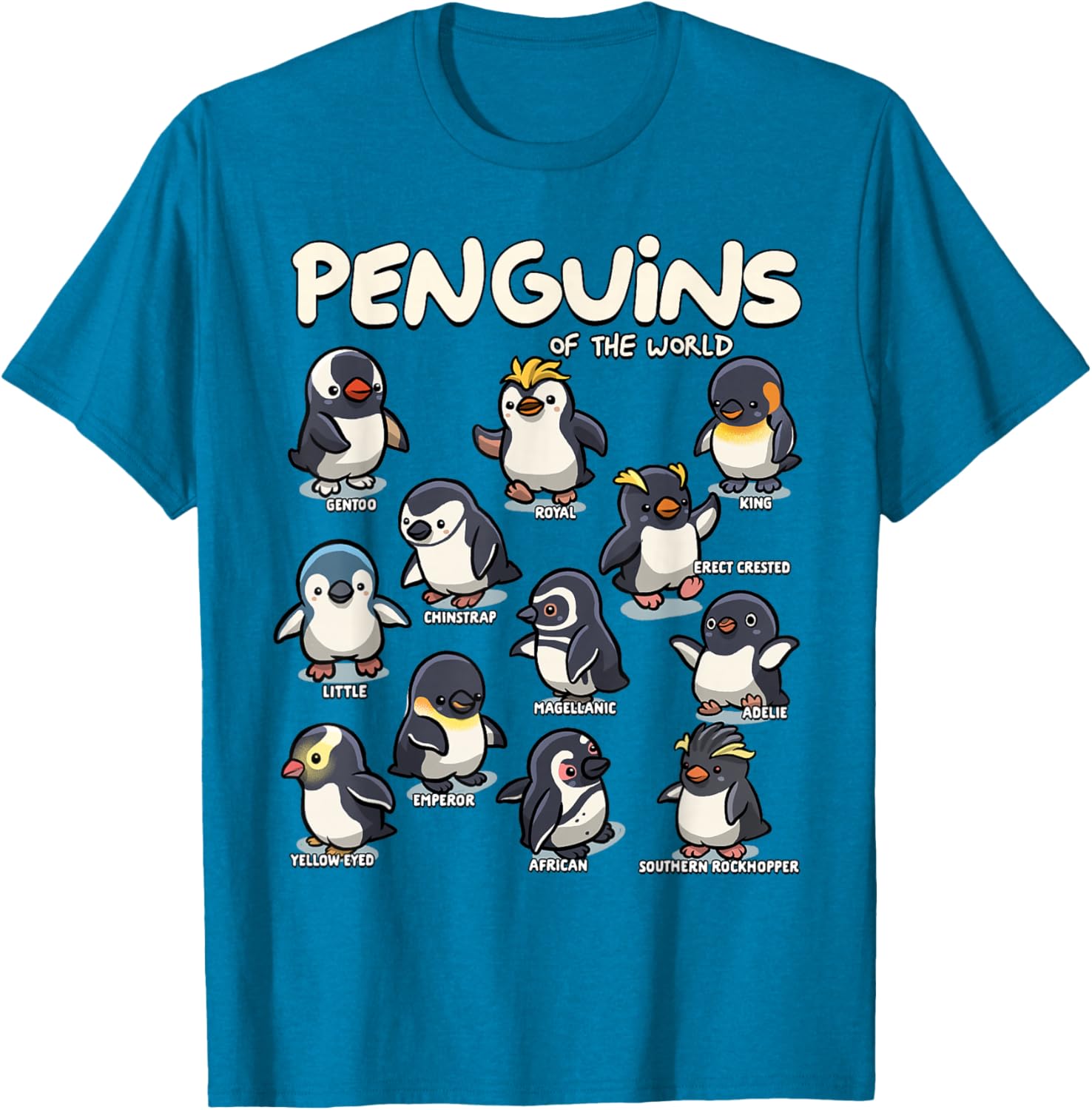 Cute Penguin Lovers T-Shirt for Animal Fans - Stylish Penguin Apparel - 23