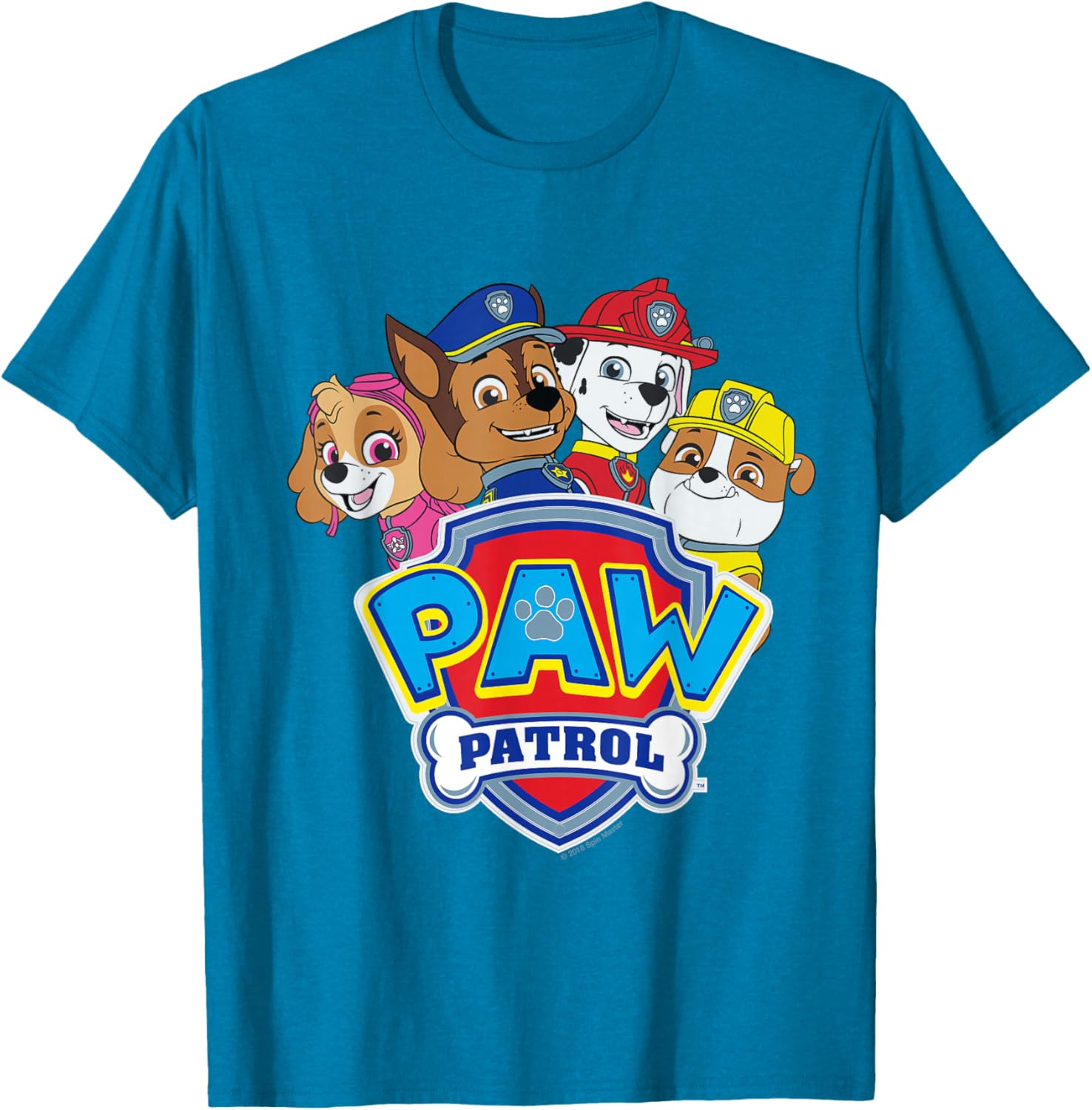 Paw Patrol Logo Group T-Shirt for Kids - Fun and Stylish Apparel - 9