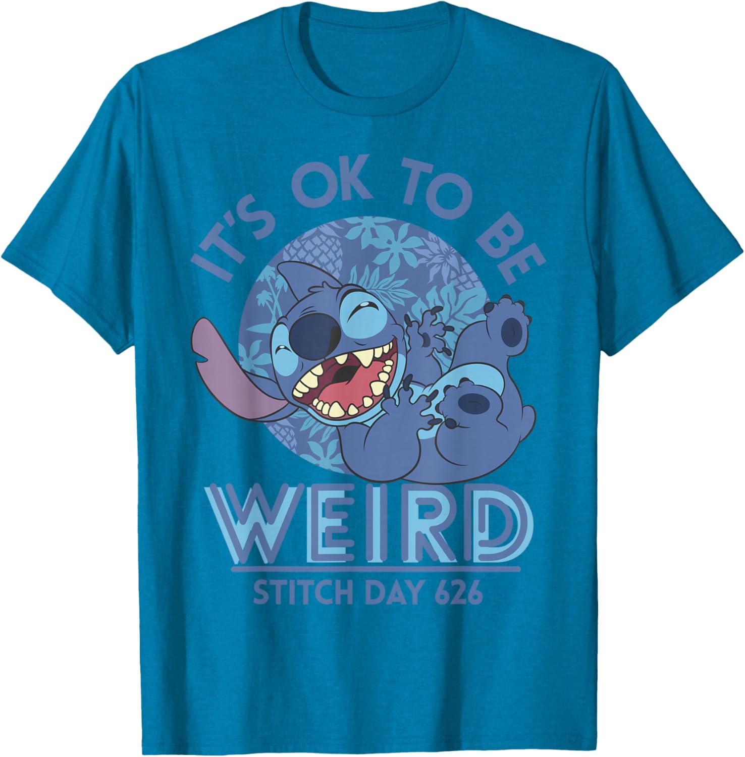 Disney Lilo & Stitch Stitch Day It's OK To Be Weird T-Shirt for Fans - 7