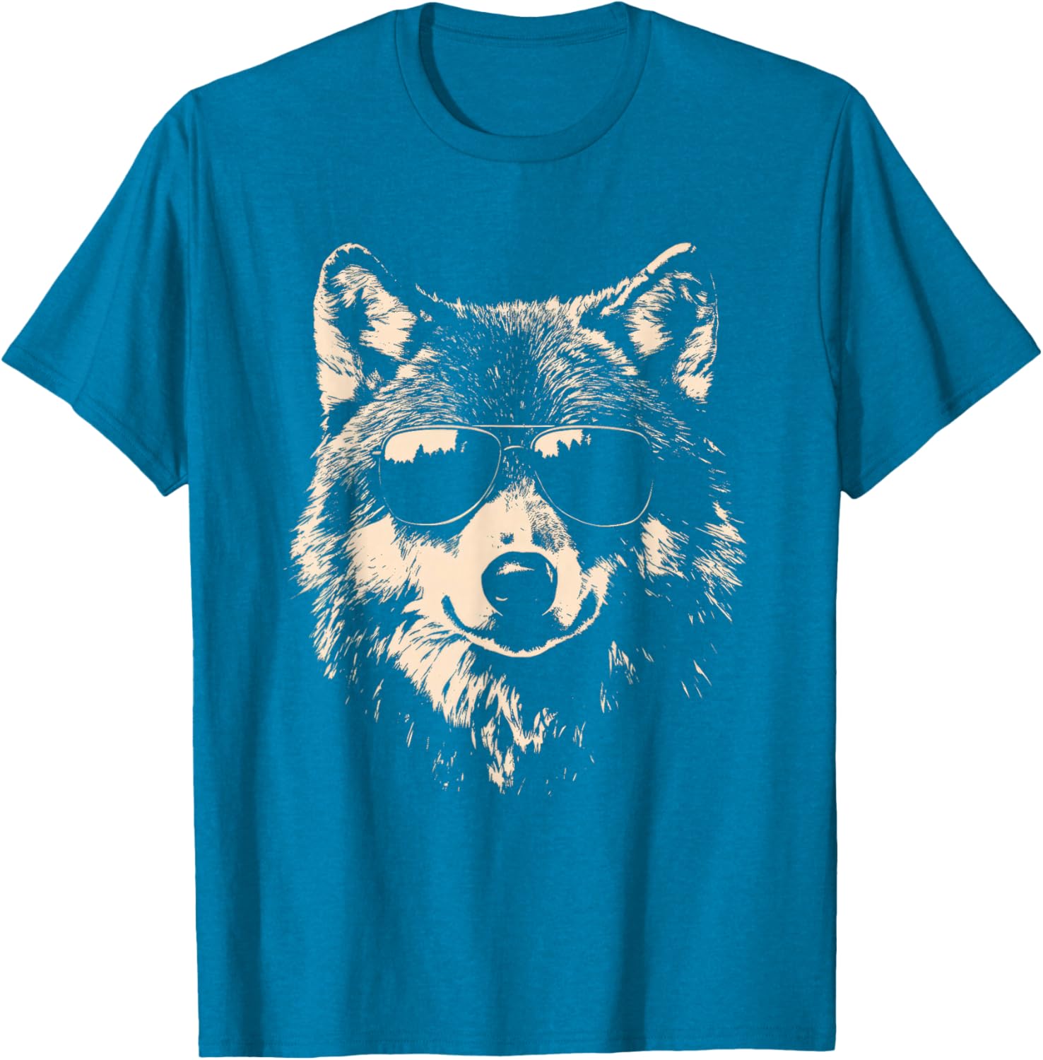 Funny Wolf Rock and Roll T-Shirt for Music Lovers and Wolf Fans - 11