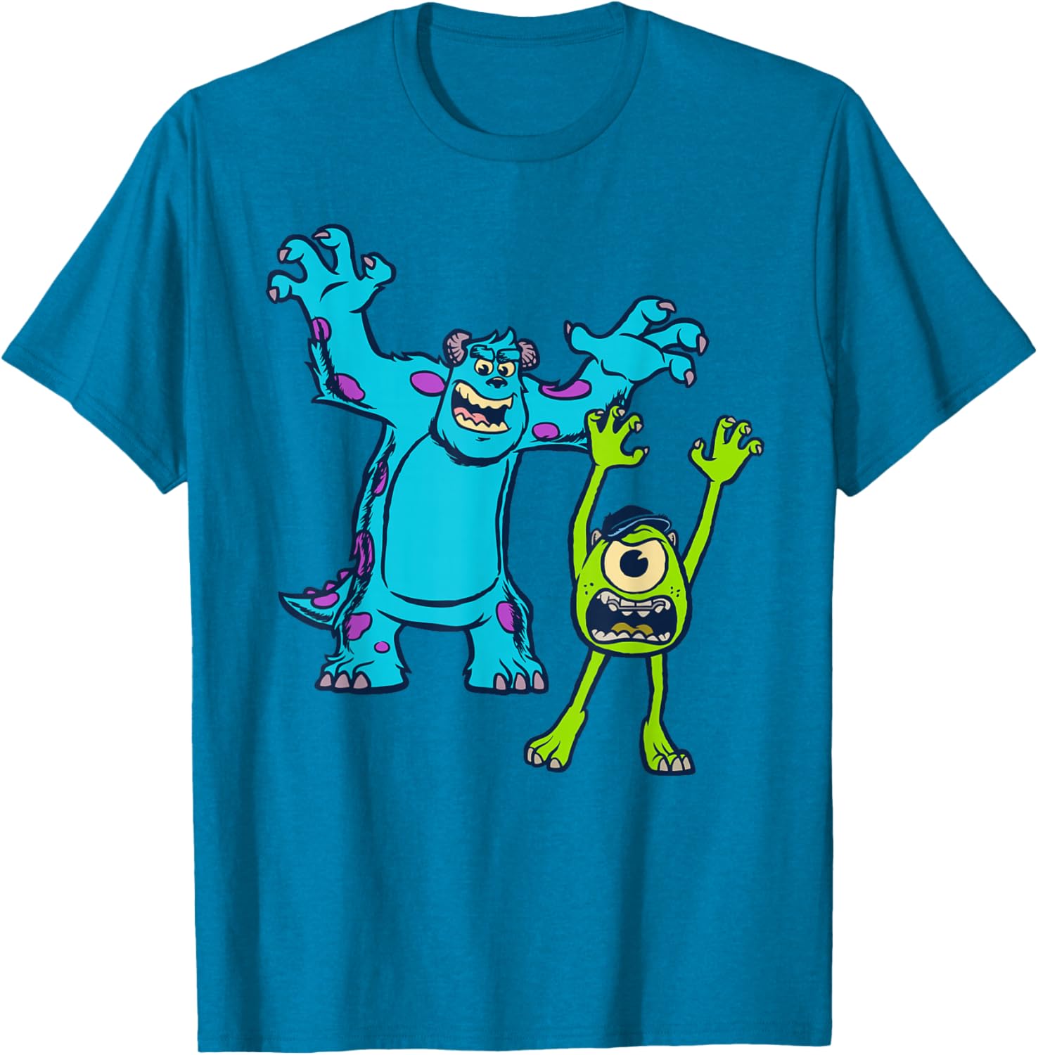 Cute Disney Pixar Monsters University Sulley and Mike T-Shirt for Kids - 3