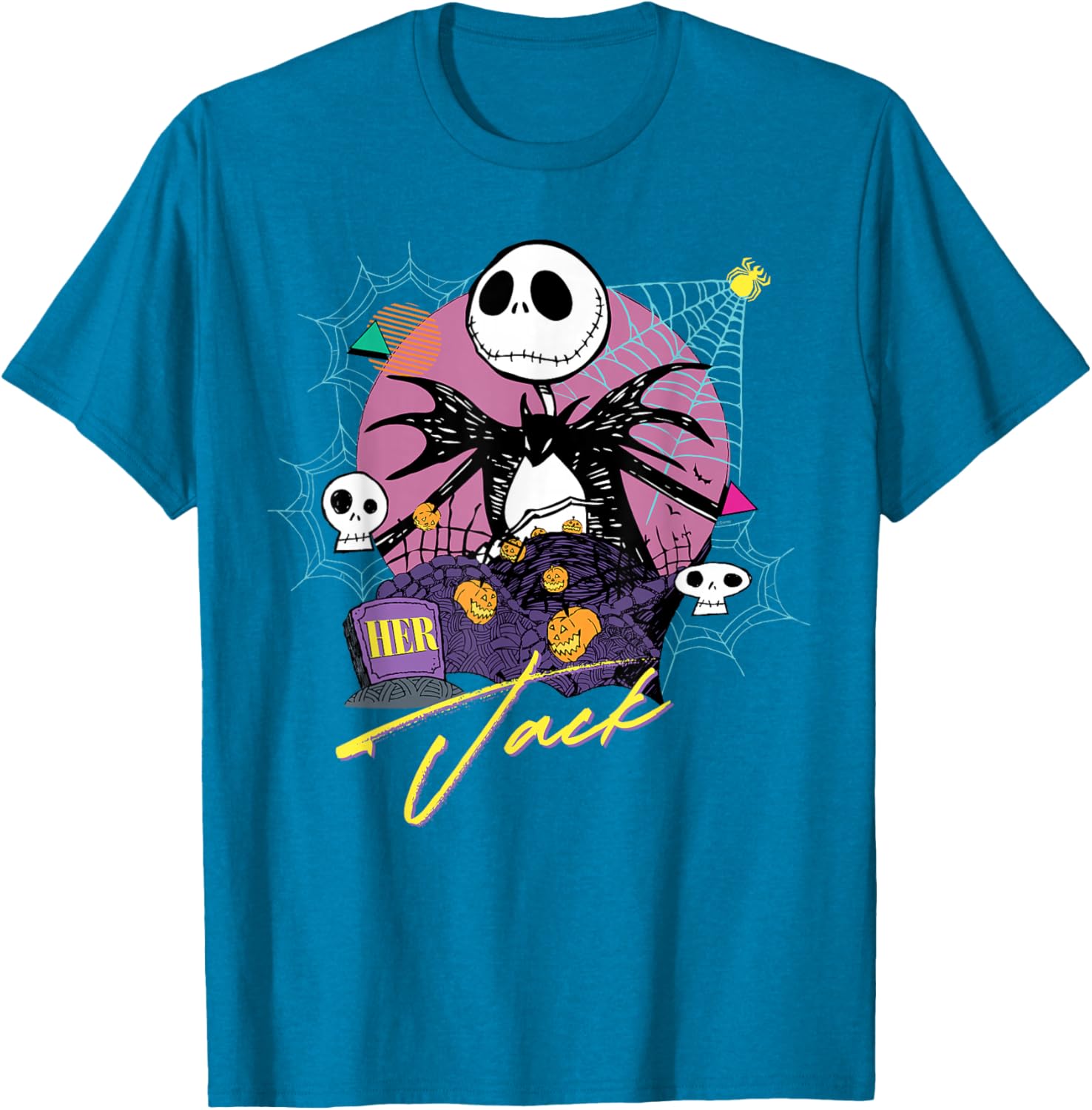Disney The Nightmare Before Christmas Matching Her Jack T-Shirt for Fans - 9