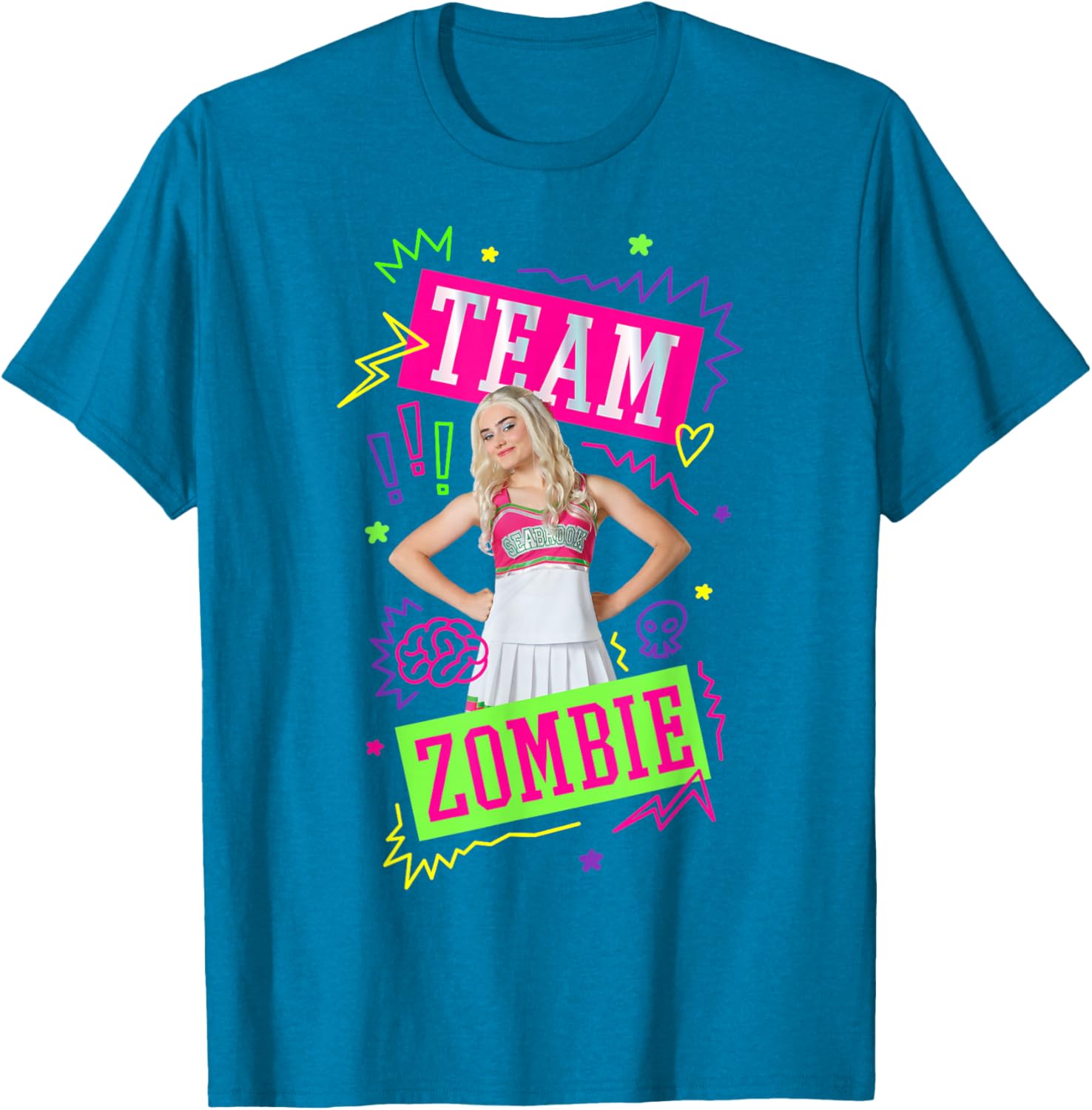 Disney Zombies Addison Team Poster T-Shirt for Fans of Fun Style - 12
