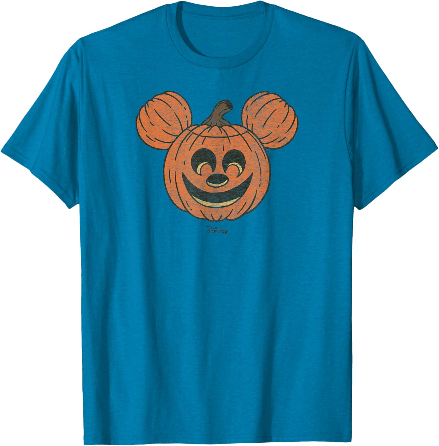 Mickey Mouse Halloween Pumpkin Face T-Shirt for Fun Fall Celebrations - 6