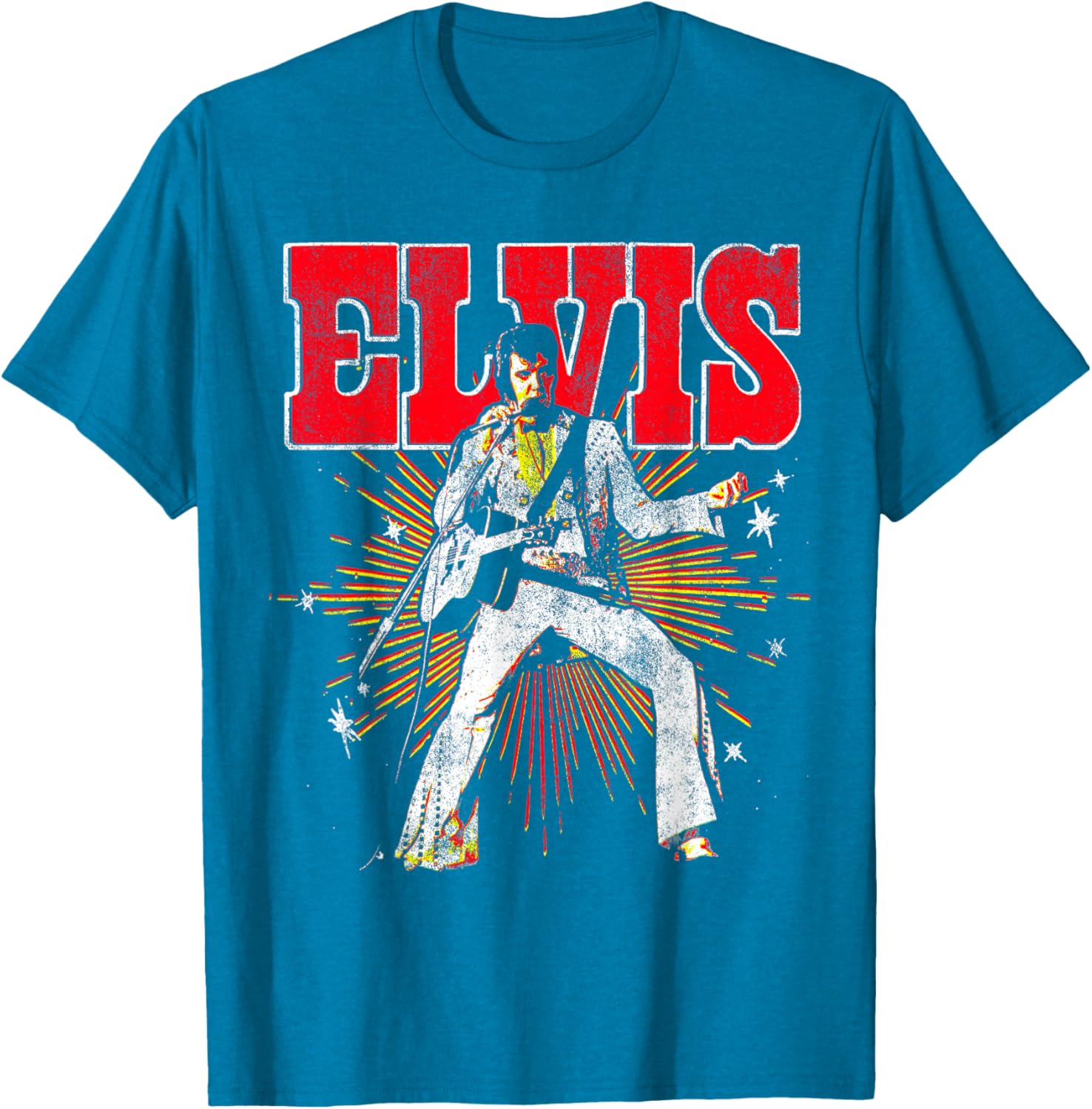 Elvis Presley Retro Short Sleeve T-Shirt for Fans and Collectors - 7