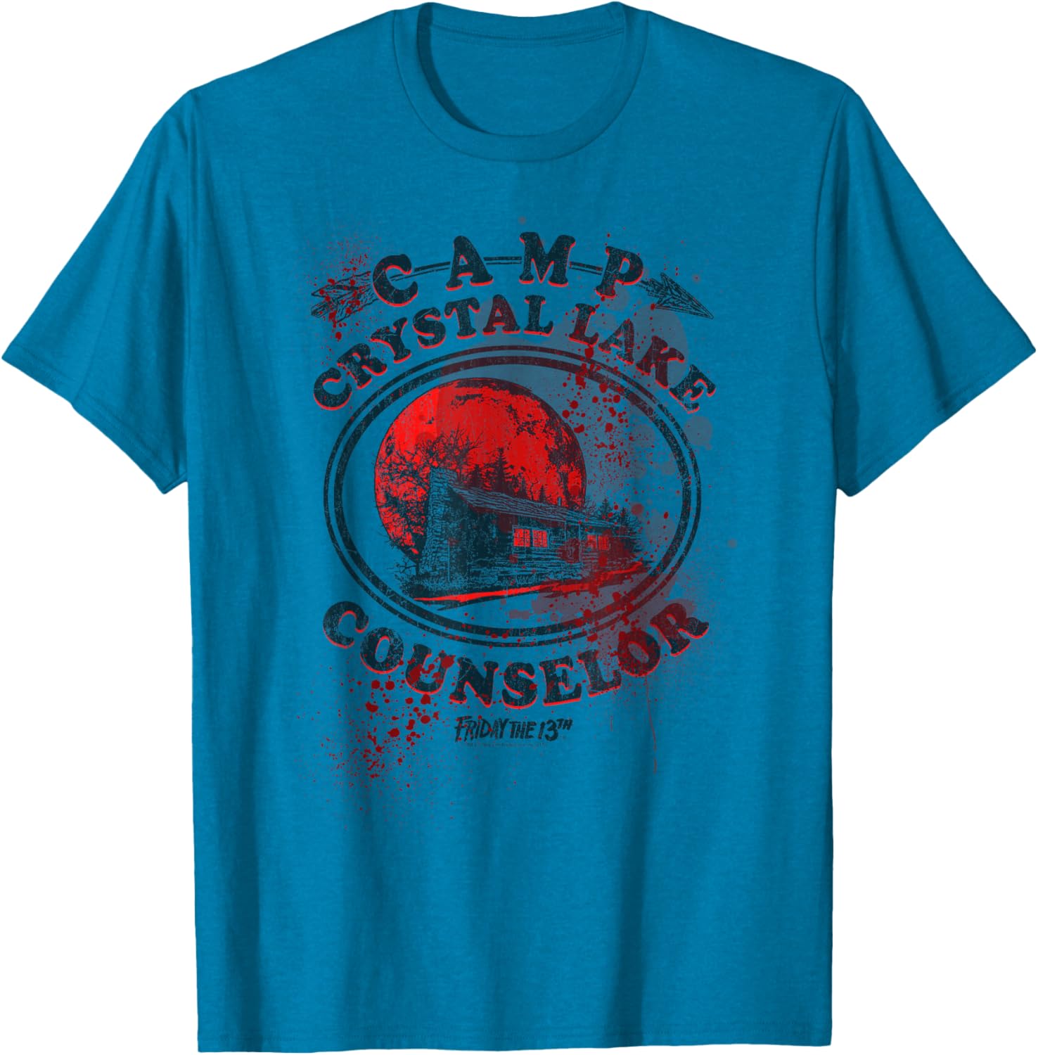 Friday the 13th Camp Counselor Victim T-Shirt for Horror Movie Fans - 9