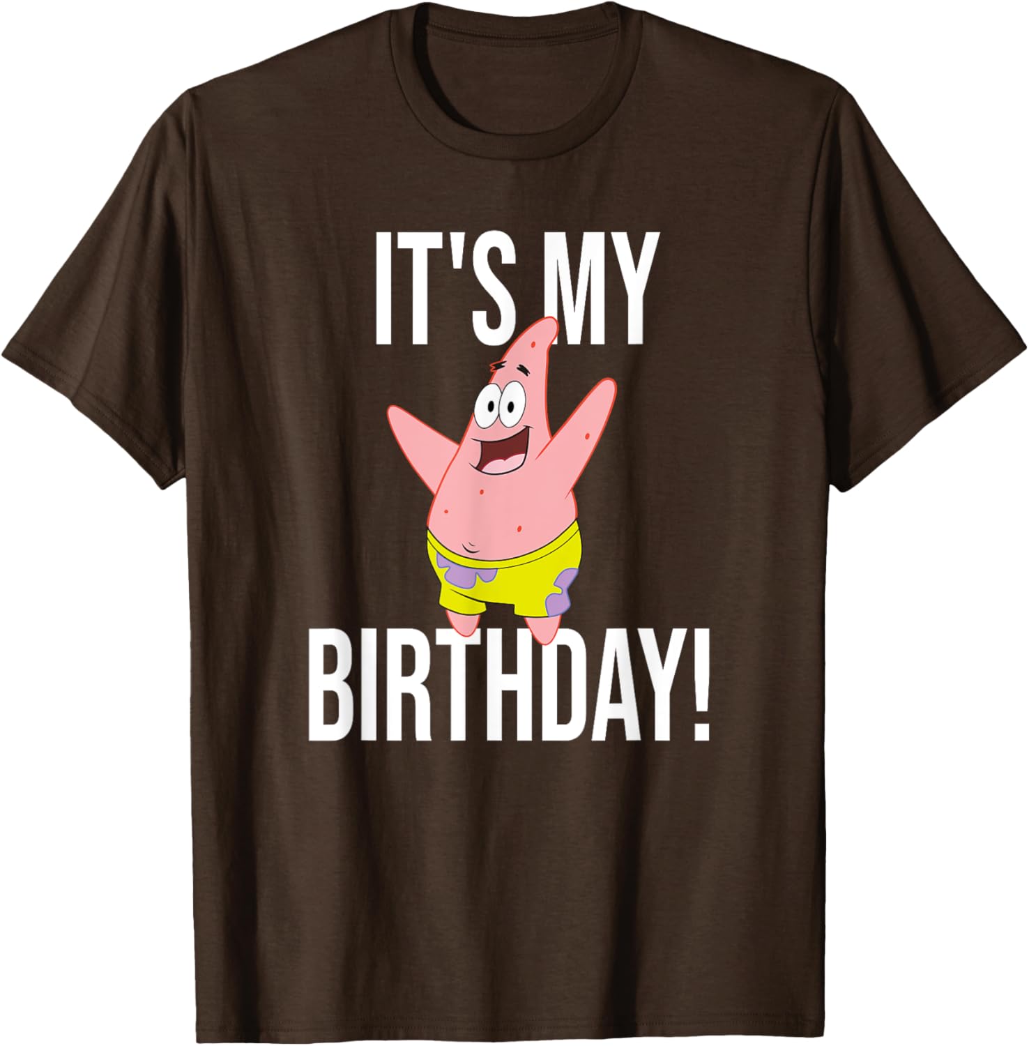 Mademark Birthday T-Shirt Featuring Patrick Star from SpongeBob SquarePants - 11
