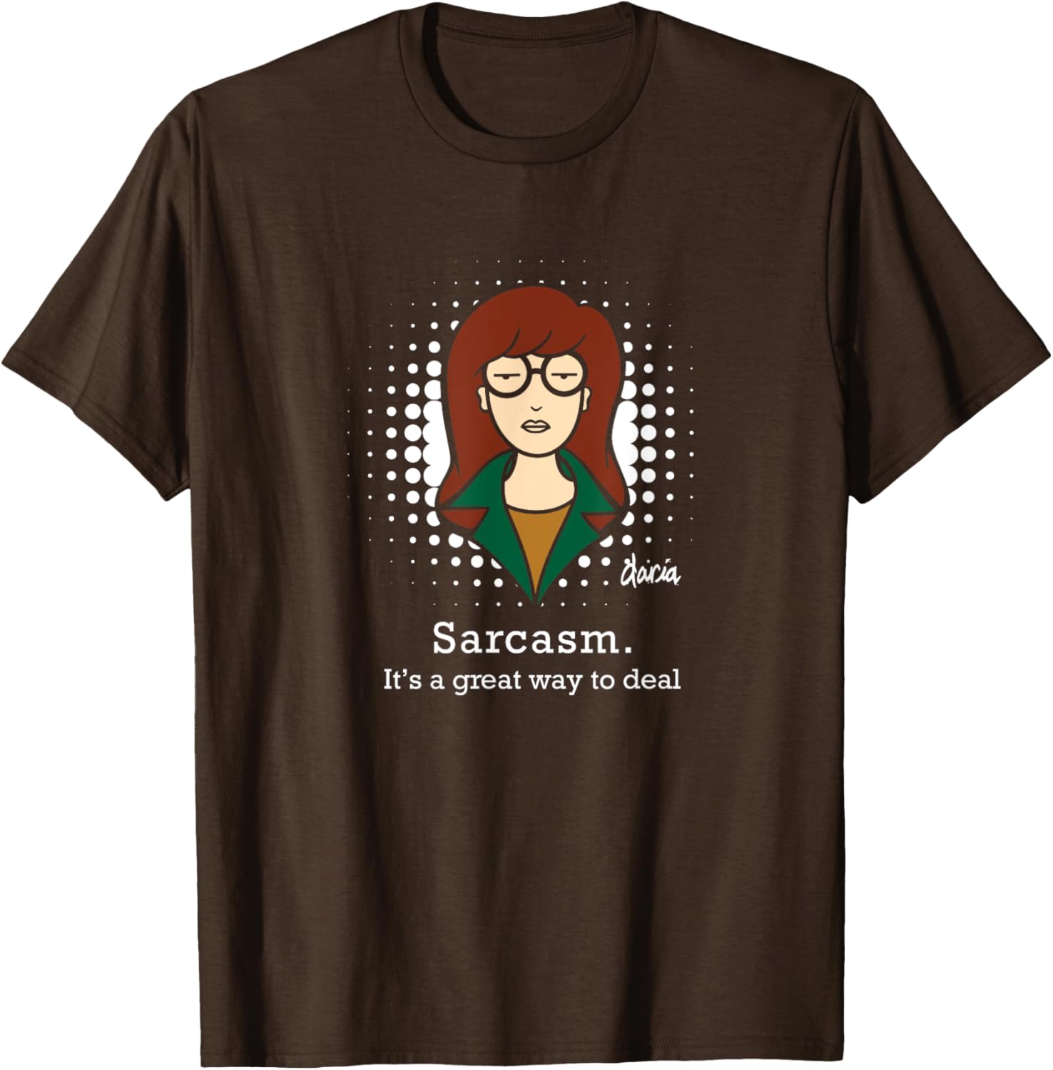 Mademark x Daria Sarcasm T-Shirt Perfect for Humor Lovers and Casual Wear - 11