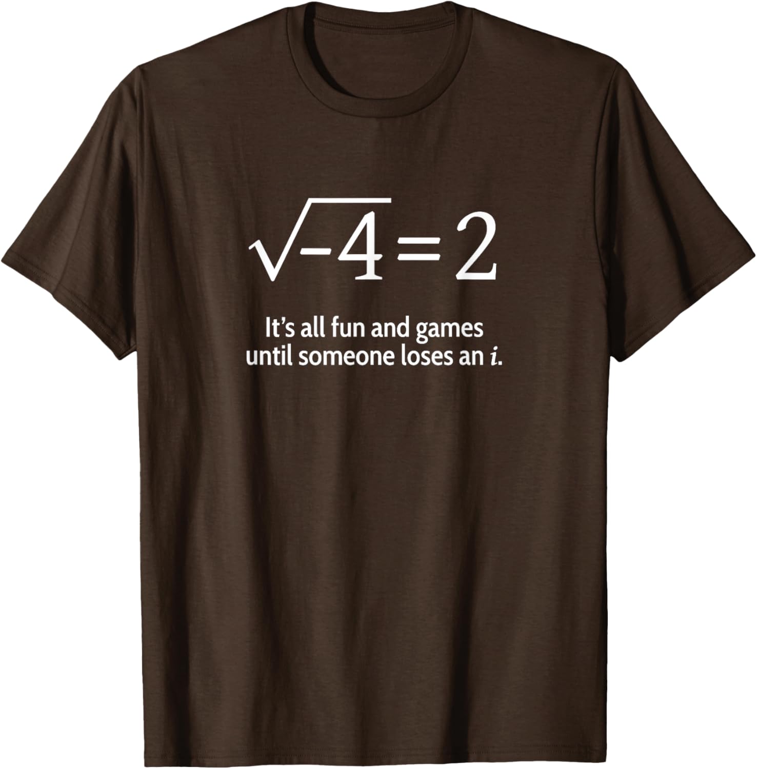 Funny Math T-Shirt Someone Loses An i Short Sleeve for Math Lovers - 18