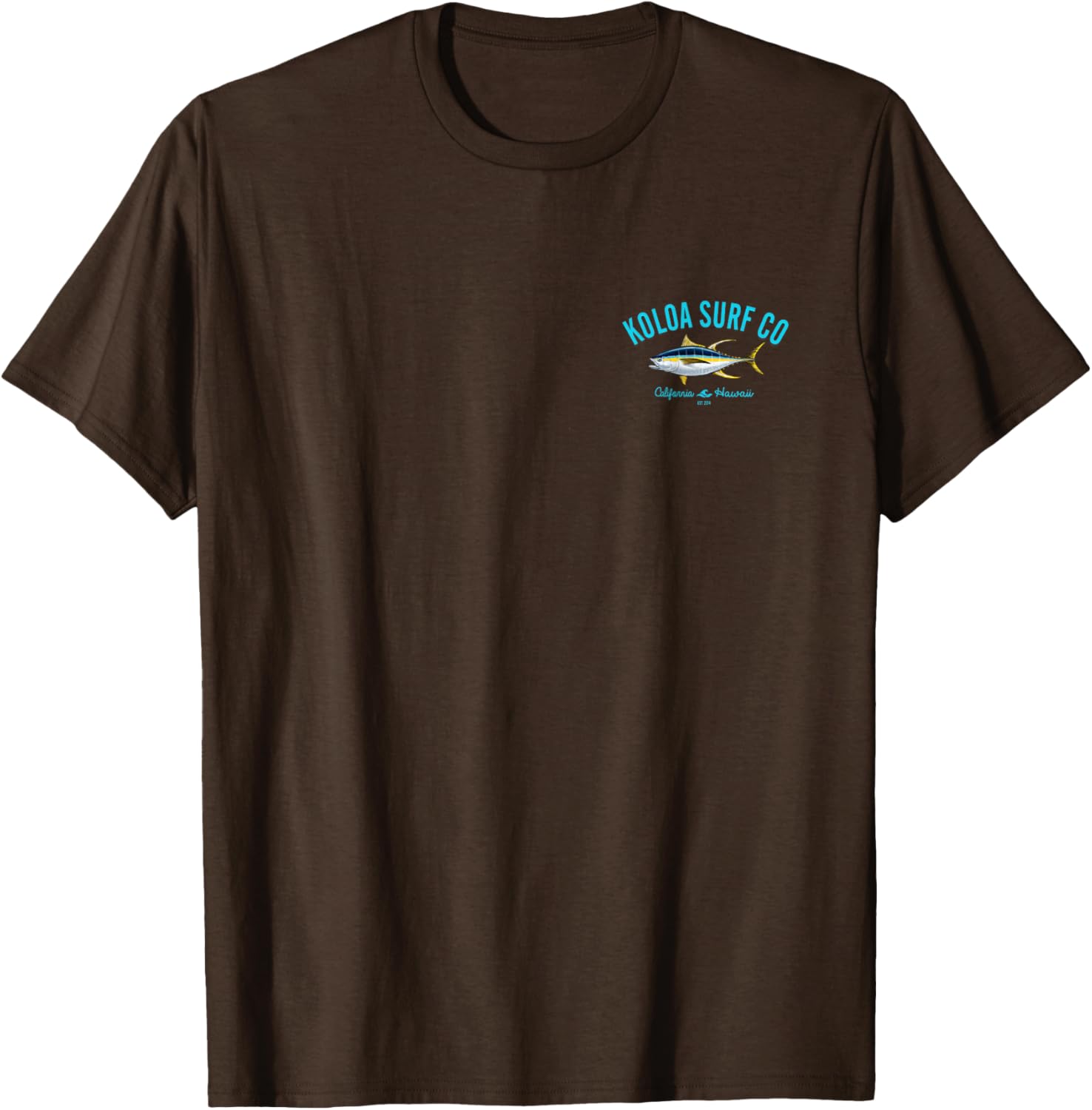 Koloa Surf Yellow Fin Tuna Graphic T-Shirt for Beach Lovers - 20