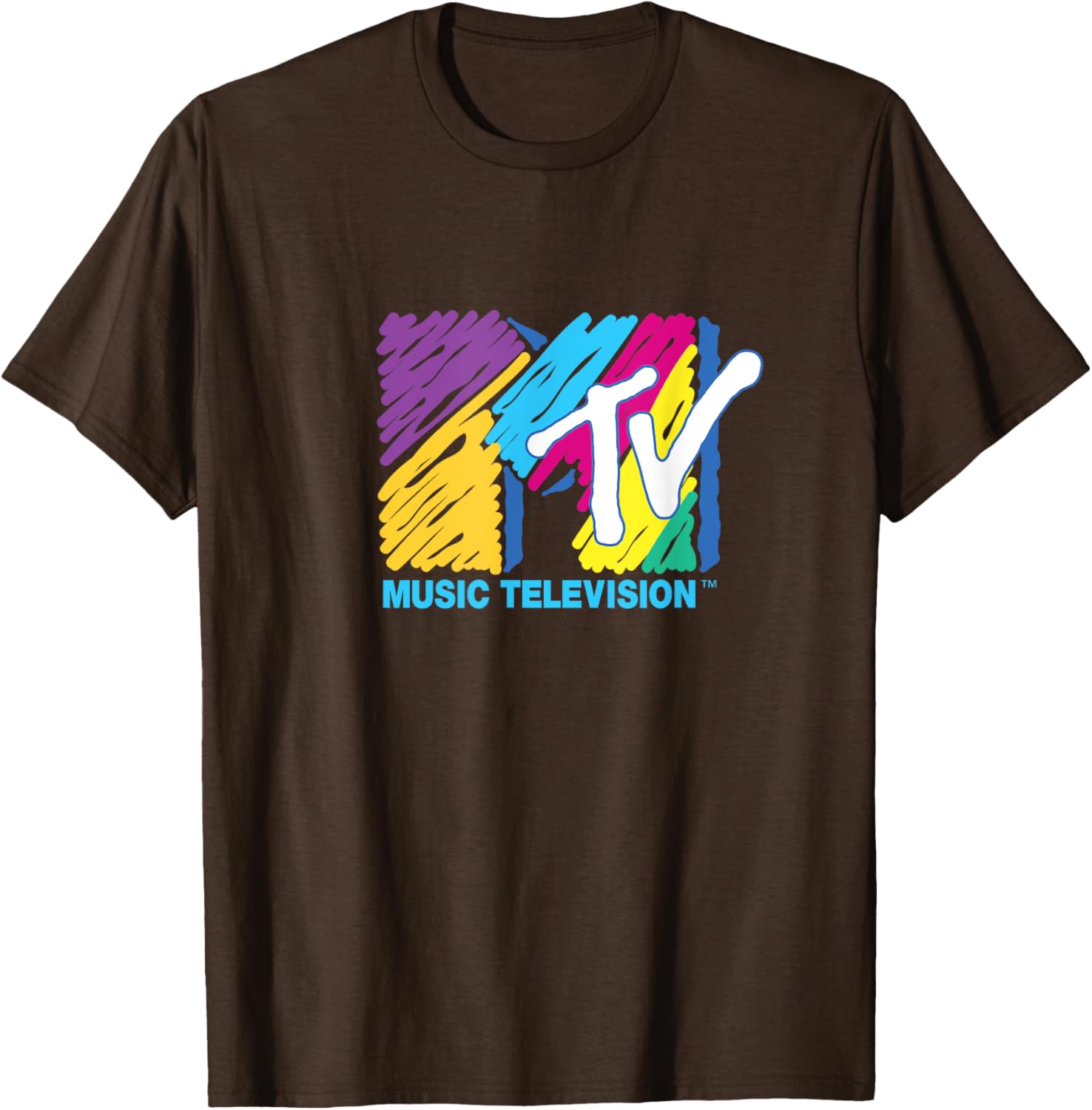 Mademark x MTV Colorful Logo Big Pen T-Shirt for Music Lovers - 5