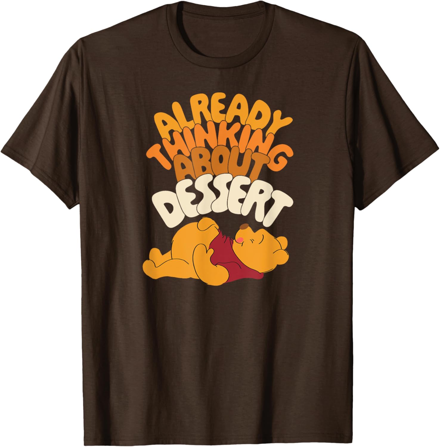 Winnie the Pooh Thanksgiving Dessert T-Shirt for Cozy Family Gatherings - 7