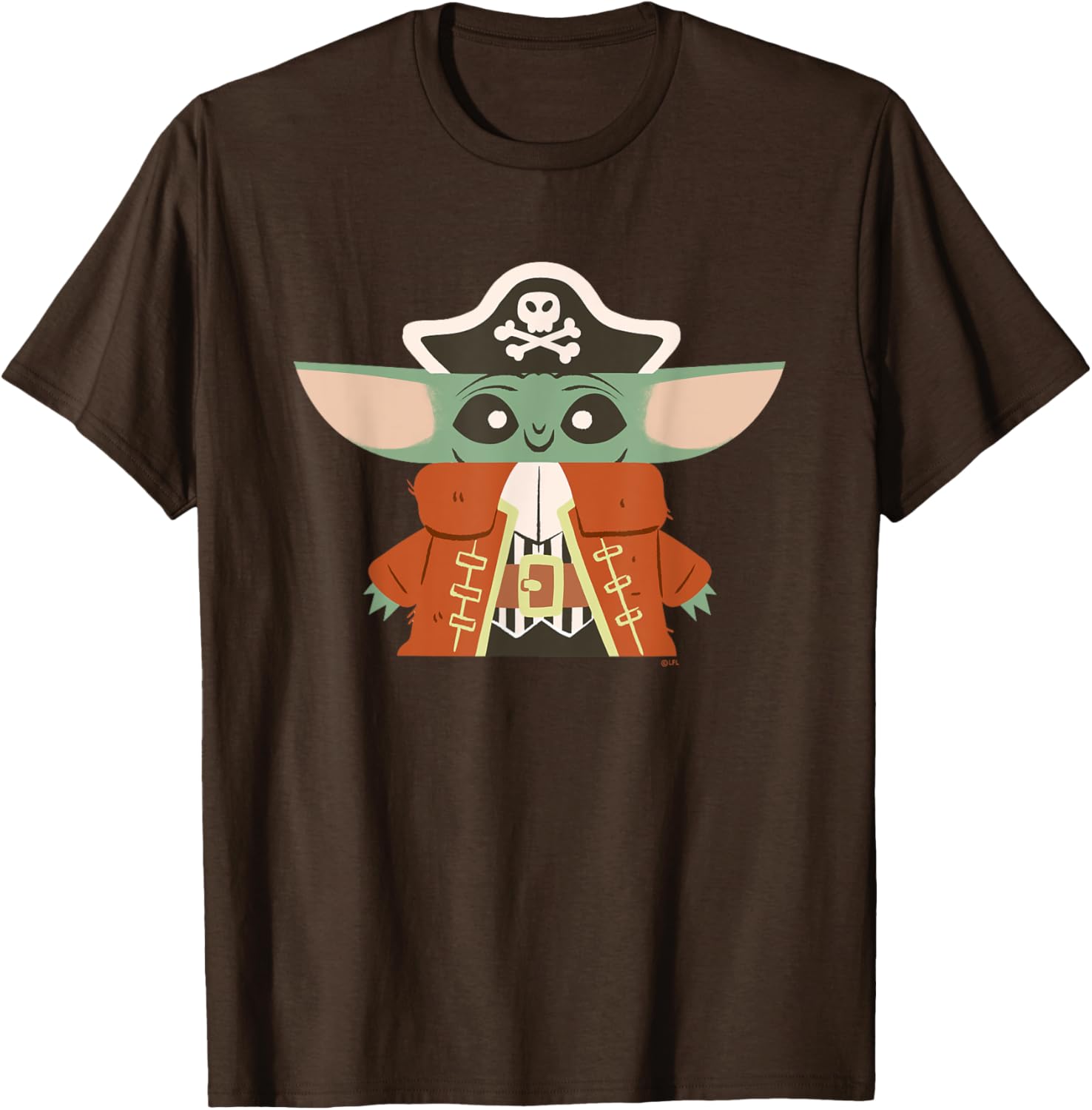 Grogu The Mandalorian Pirate Halloween Costume T-Shirt for Kids and Adults - 4