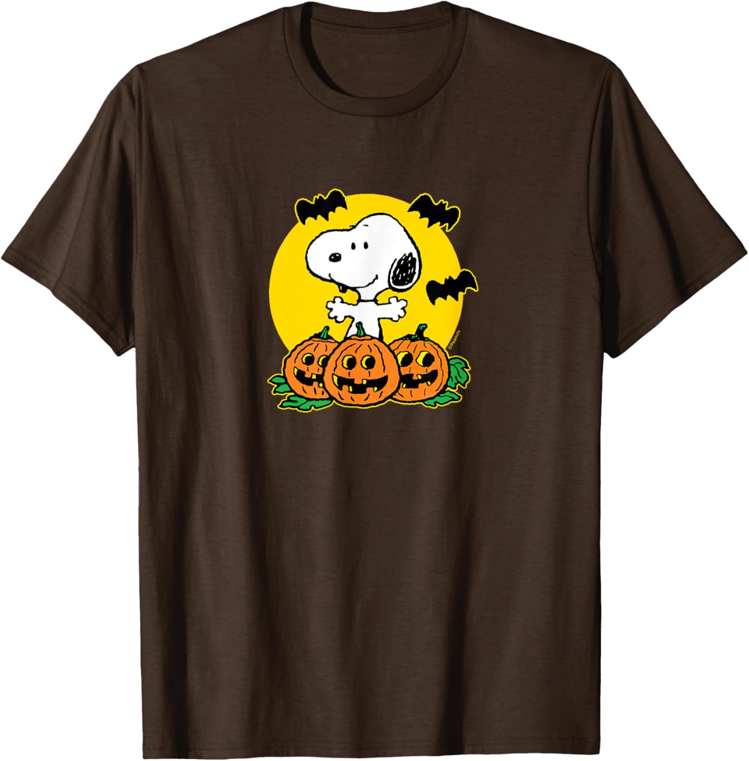 Snoopy Pumpkin Patch Halloween T-Shirt for Peanuts Fans - Fun Apparel - 16