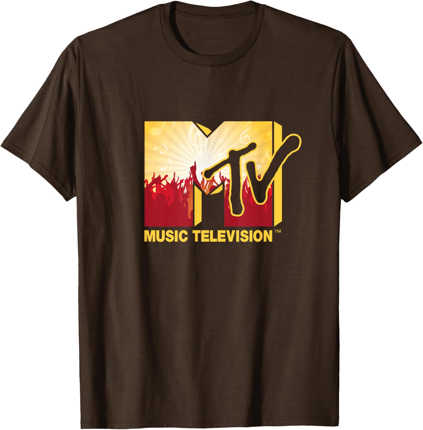 Mademark x MTV Official Logo T-Shirt with Cheerful Party Music Crowd - 7