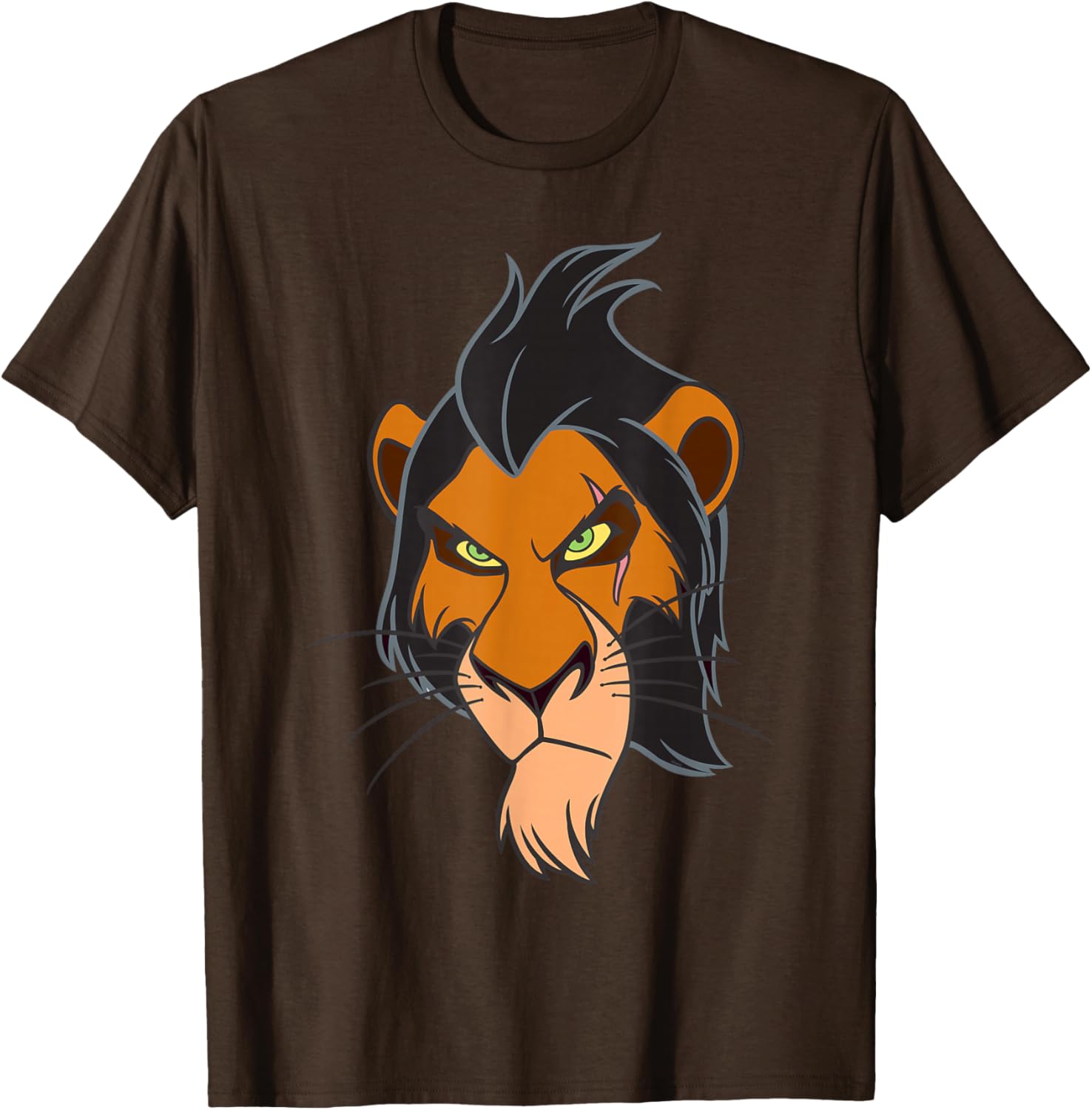 Disney Scar Big Face Costume T-Shirt for Lion King Fans - 26