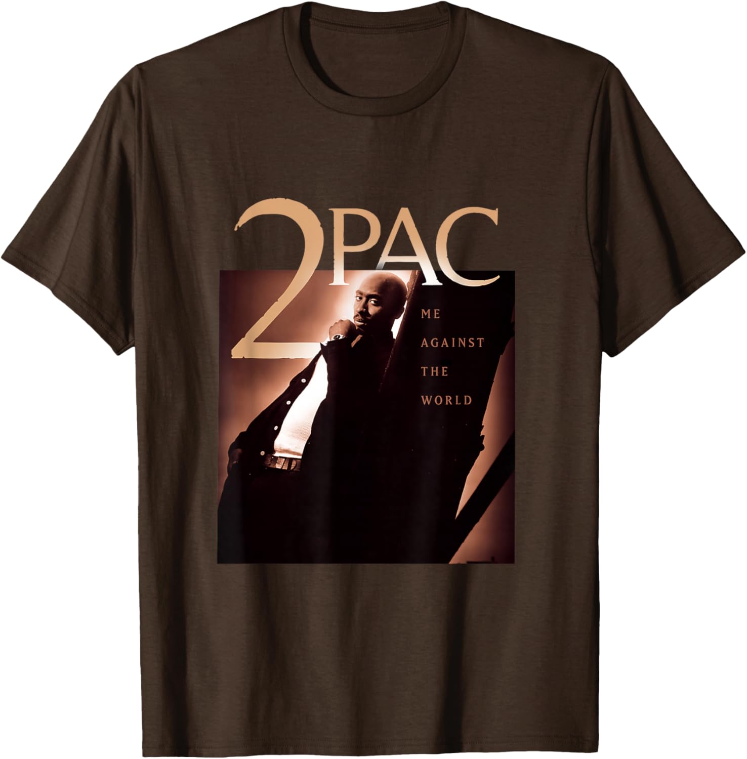 Tupac Shakur Me Against The World Unisex Black Cotton T-Shirt Small - 7