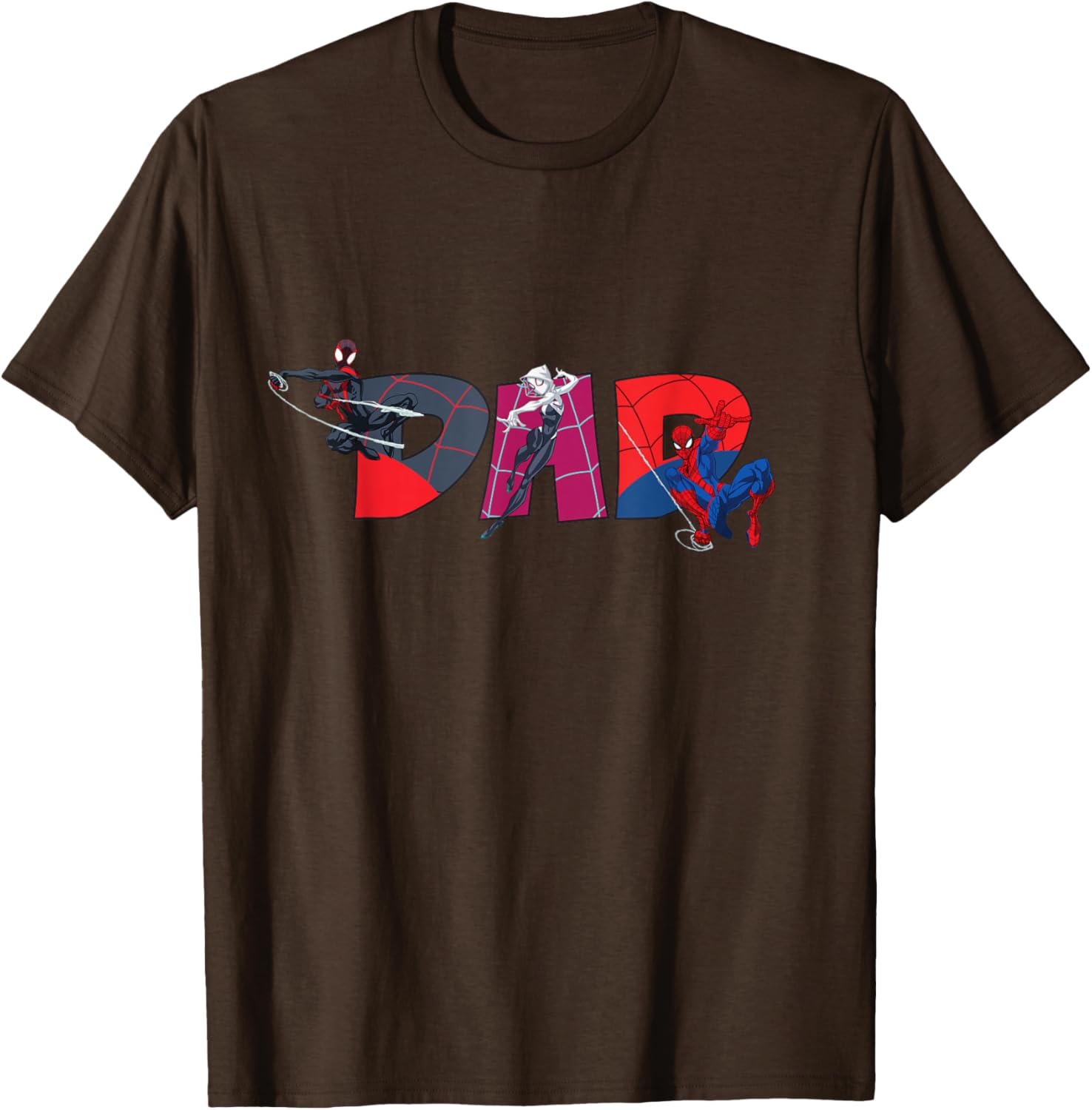 Marvel Spider-Man Trio Dad T-Shirt Perfect for Father's Day and Family Trips - 26
