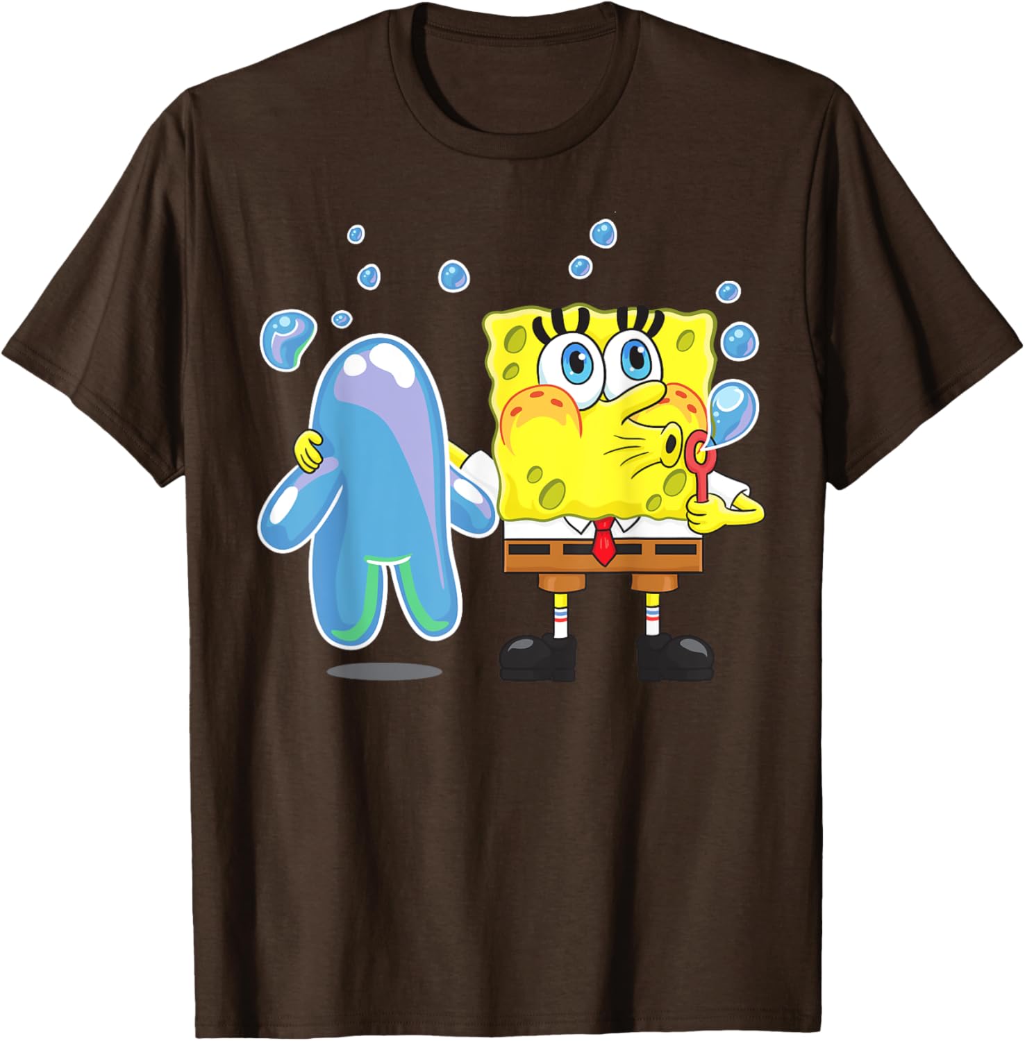 Mademark x SpongeBob SquarePants Bubble Technique T-Shirt for Fun Style - 1