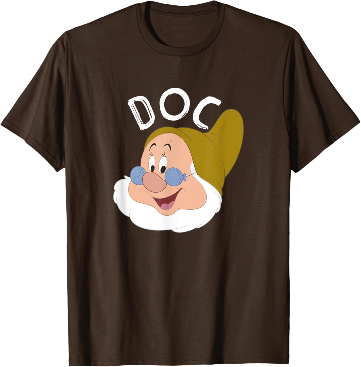 Disney Snow White Doc Face T-Shirt for Kids and Adults - Cute Graphic Tee - 12