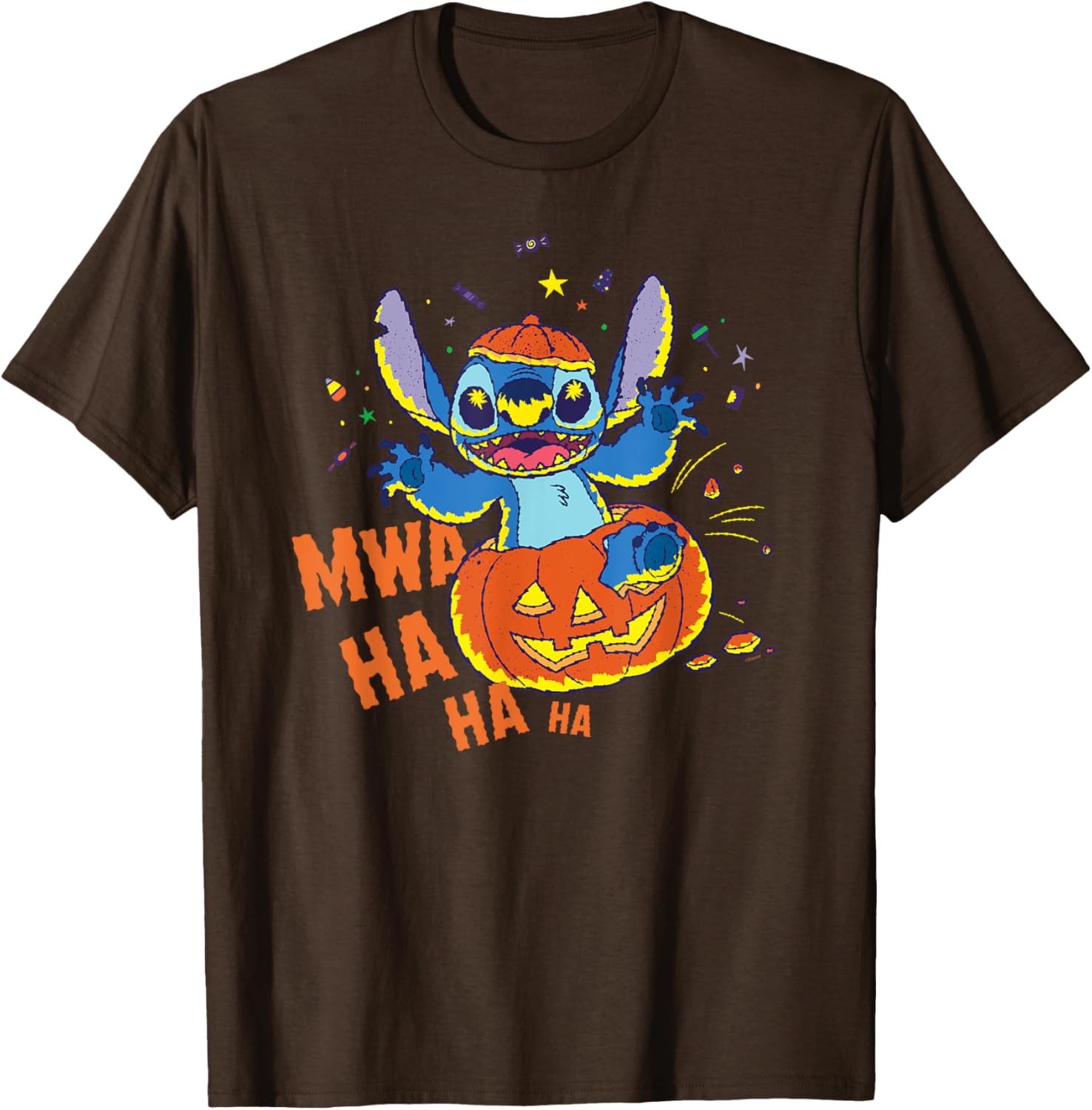 Disney Stitch Jack-o’-Lantern Surprise Halloween T-Shirt for Fun Celebrations - 22