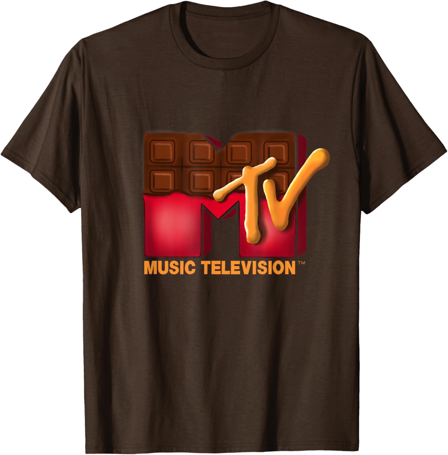 Mademark x MTV T-Shirt featuring Iconic MTV Logo and Chocolate Bar Design - 9