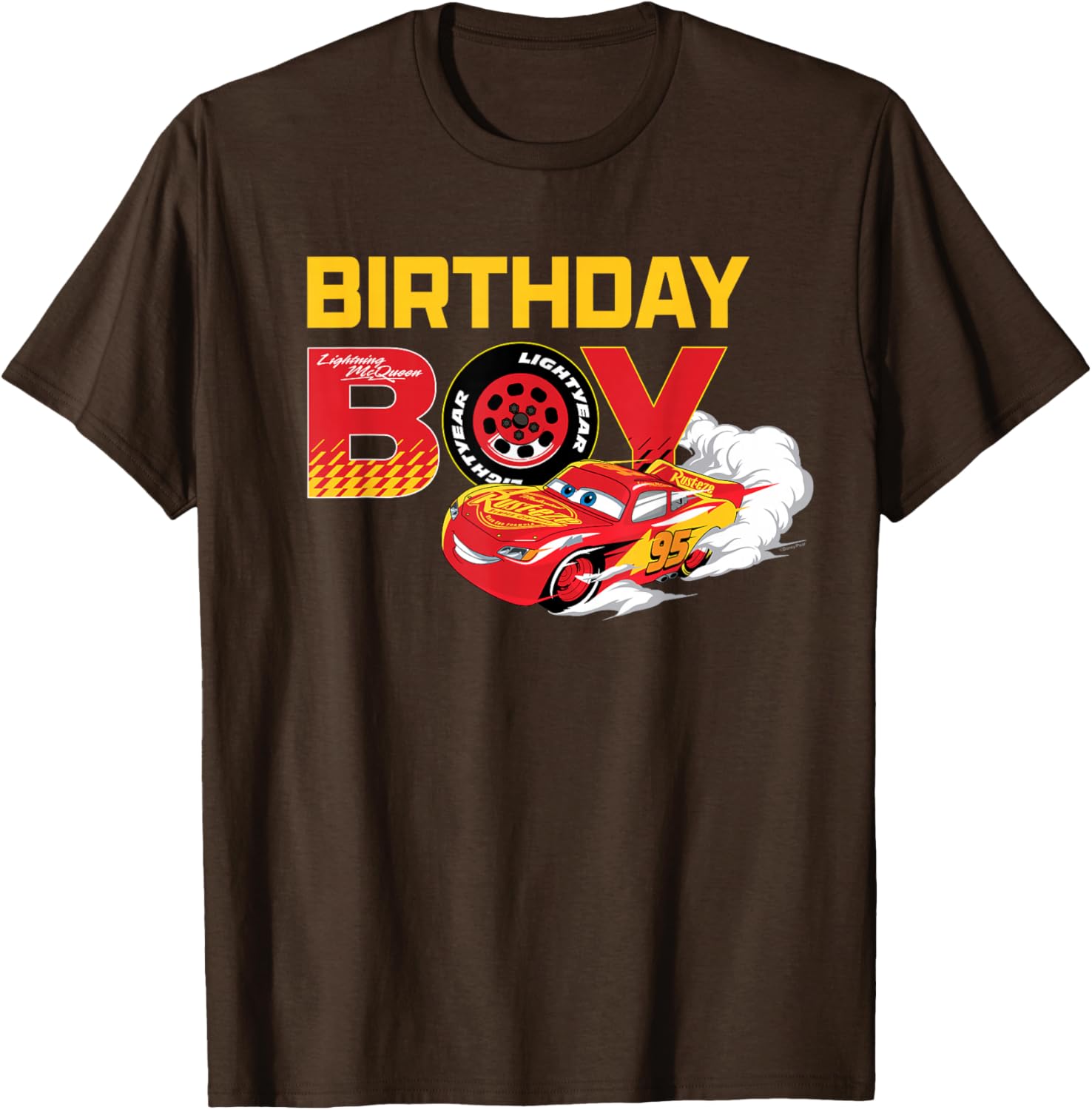 Lightning McQueen Birthday Boy T-Shirt for Disney Pixar Cars Fans - 20