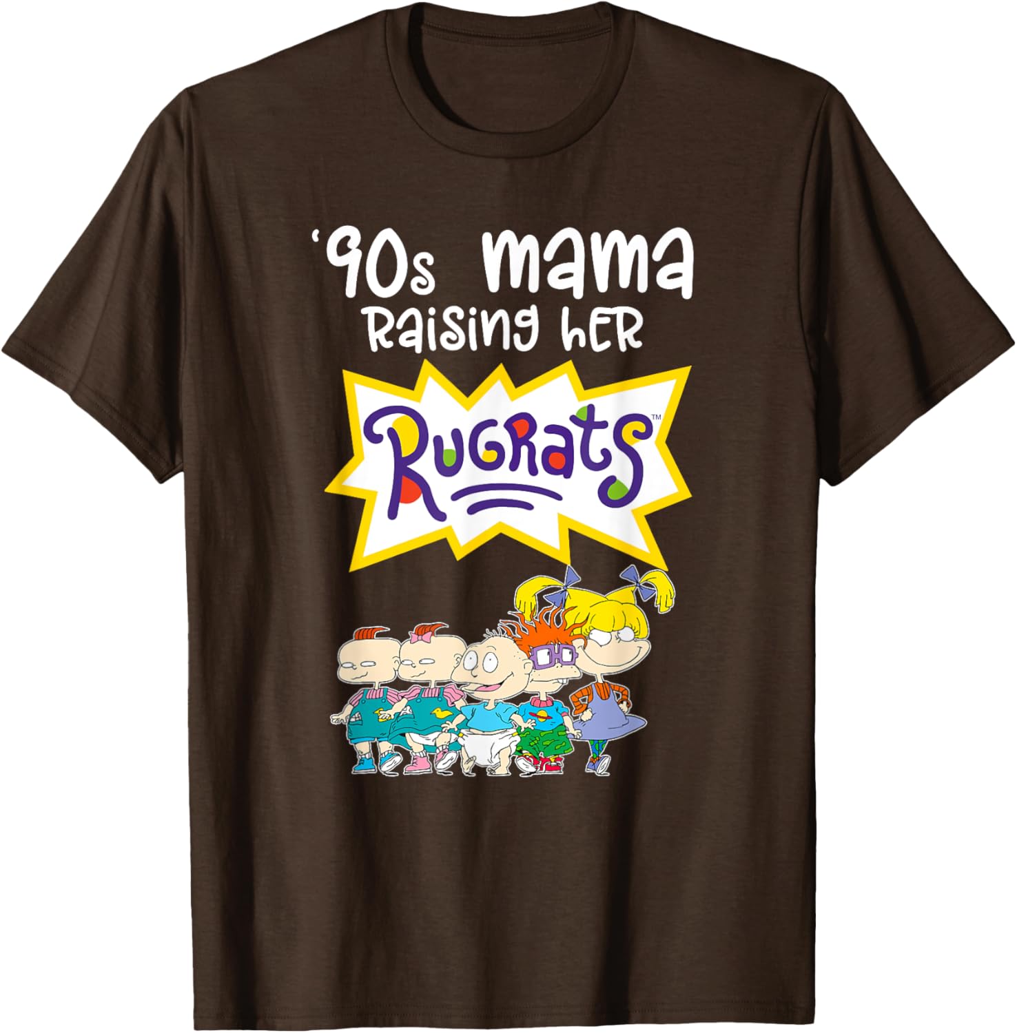 Mademark x Rugrats 90s Mama Raising Her Rugrats Full Gang T-Shirt - 18