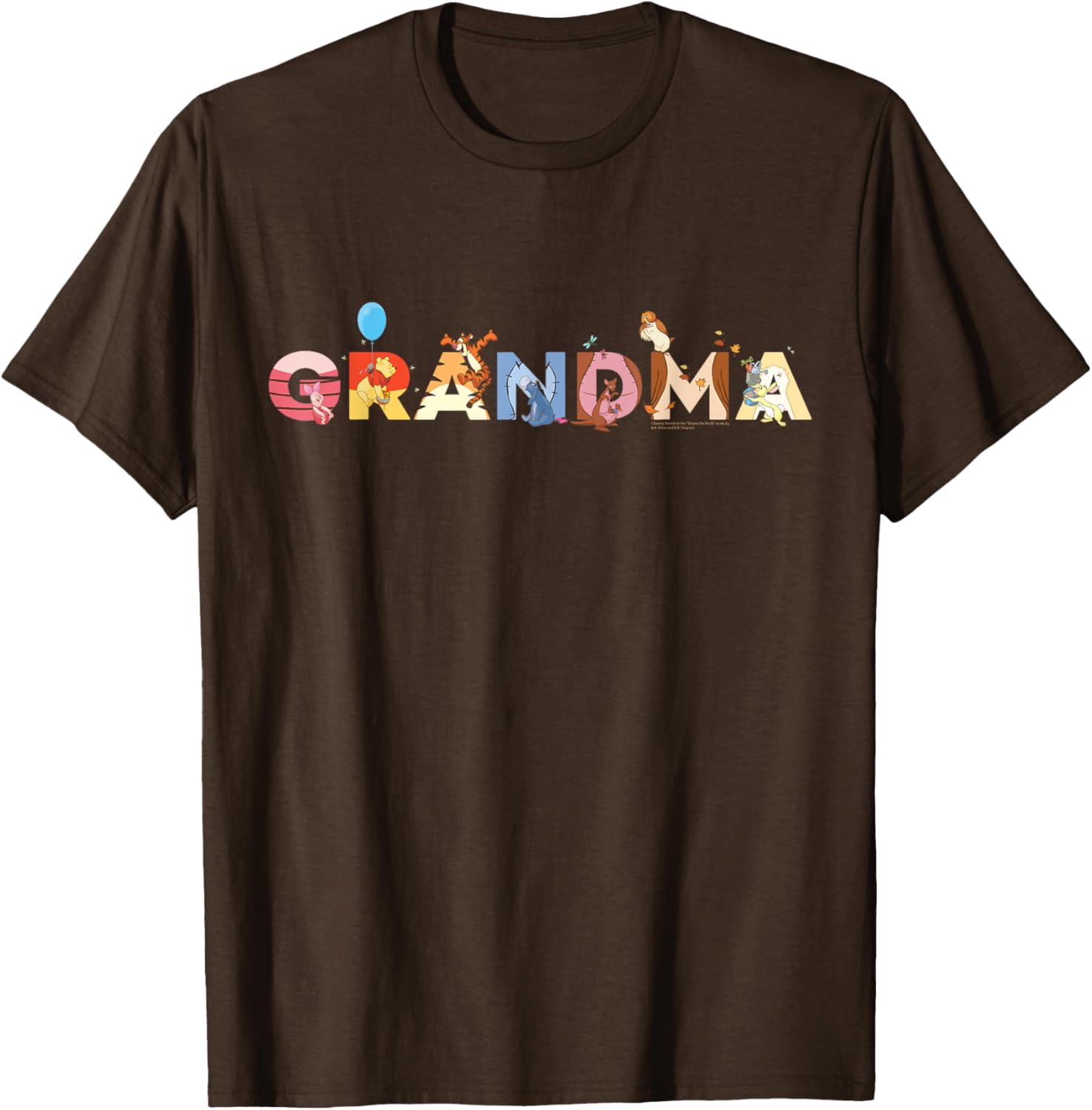 Disney Winnie the Pooh Grandma Gift Family Trip T-Shirt for Fun Adventures - 18