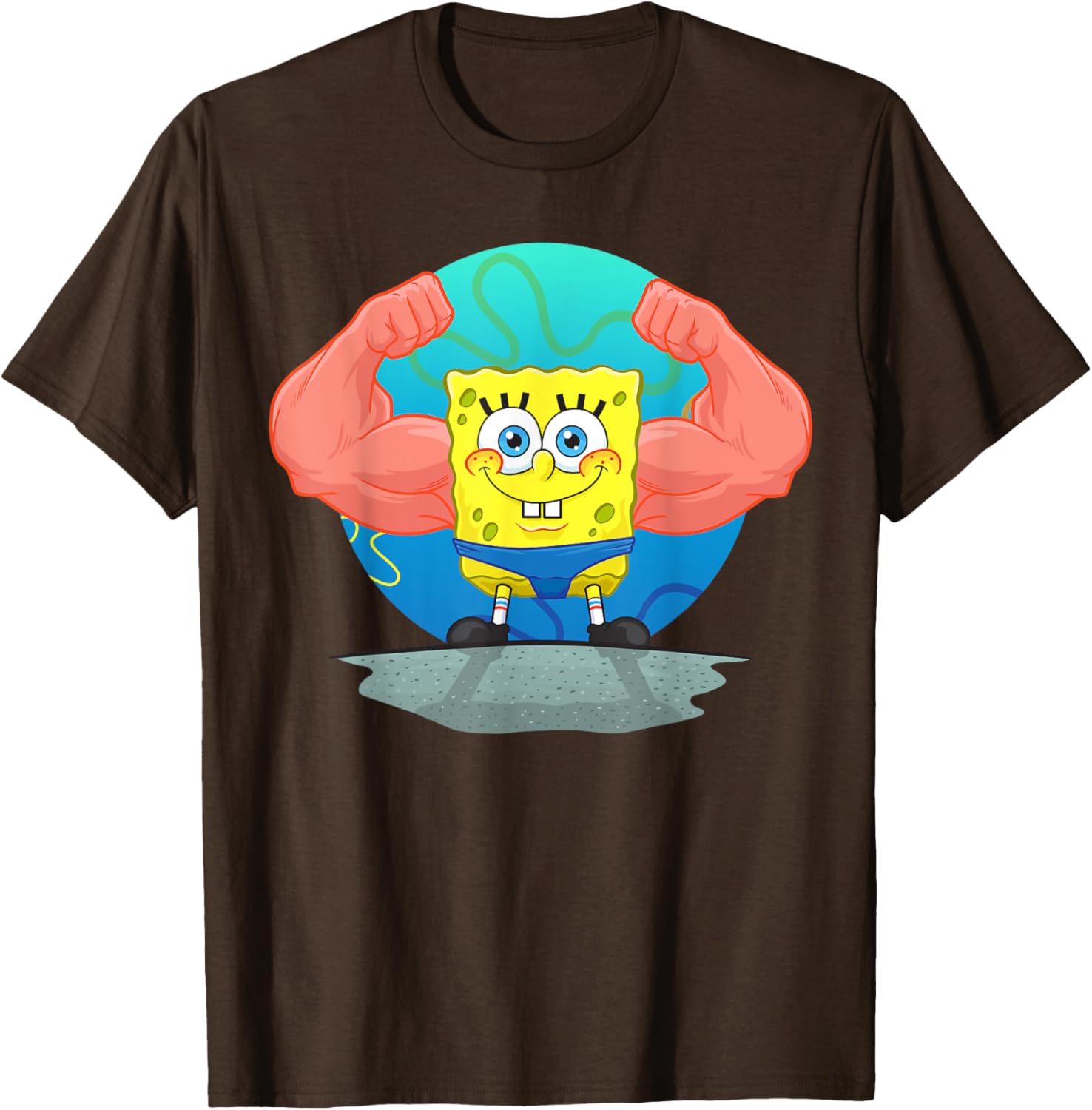 Mademark SpongeBob MuscleBob BuffPants T-Shirt for Fun Fashion Fans - 25