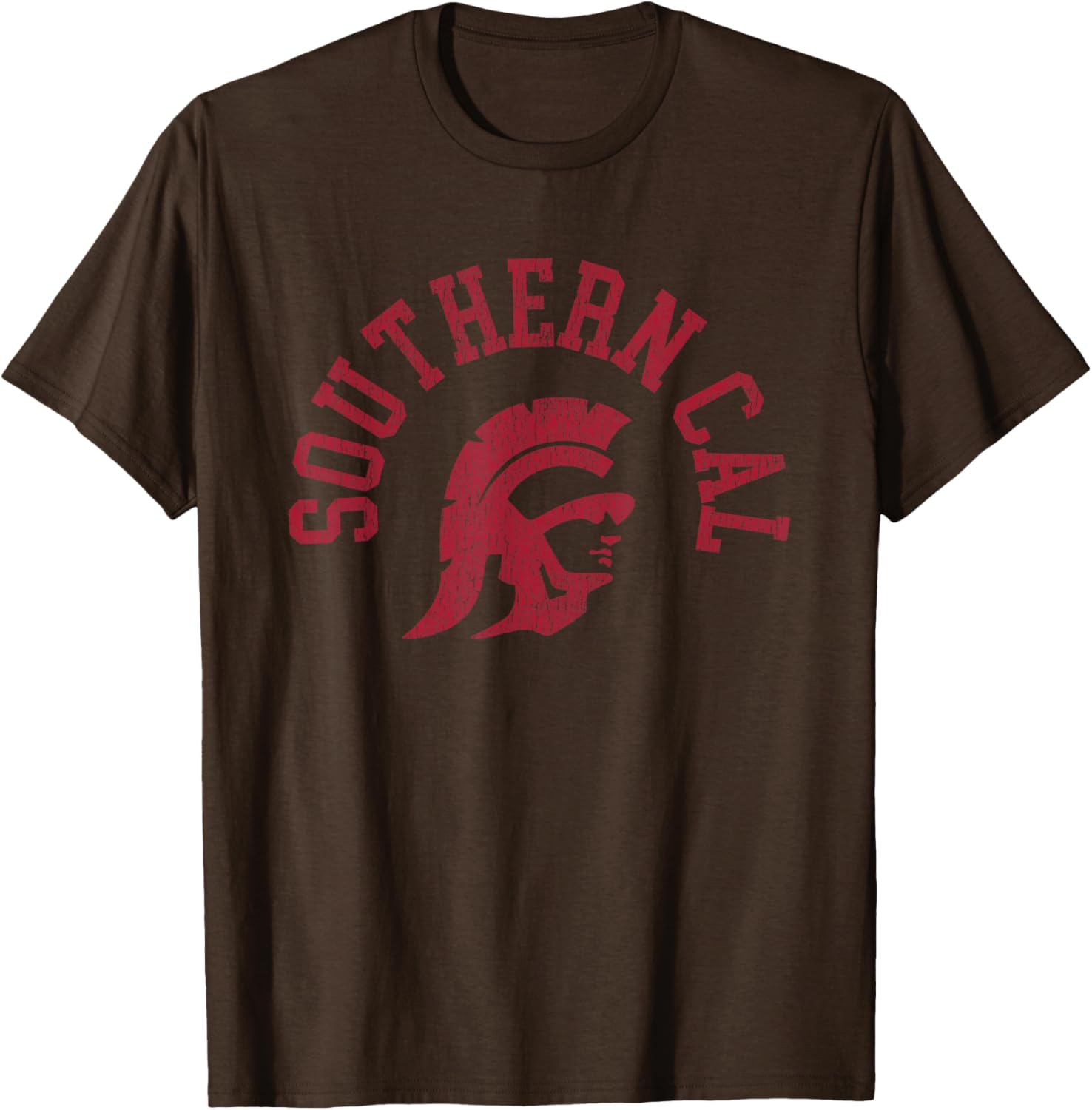 Retro 80s USC Southern Cal Distressed T-Shirt for Sports Fans - 7