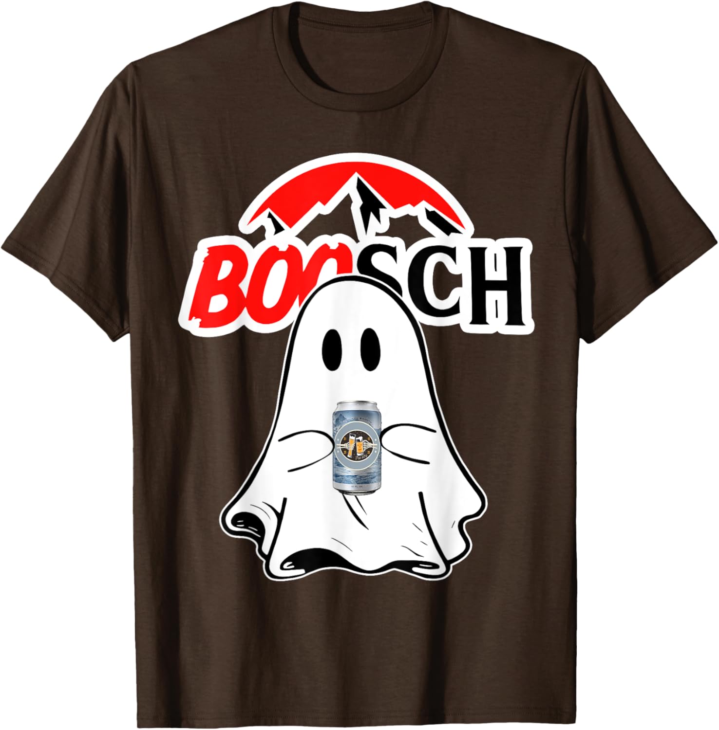 Funny Ghost Beer Drinking T-Shirt for Halloween Party - Unisex Design - 11