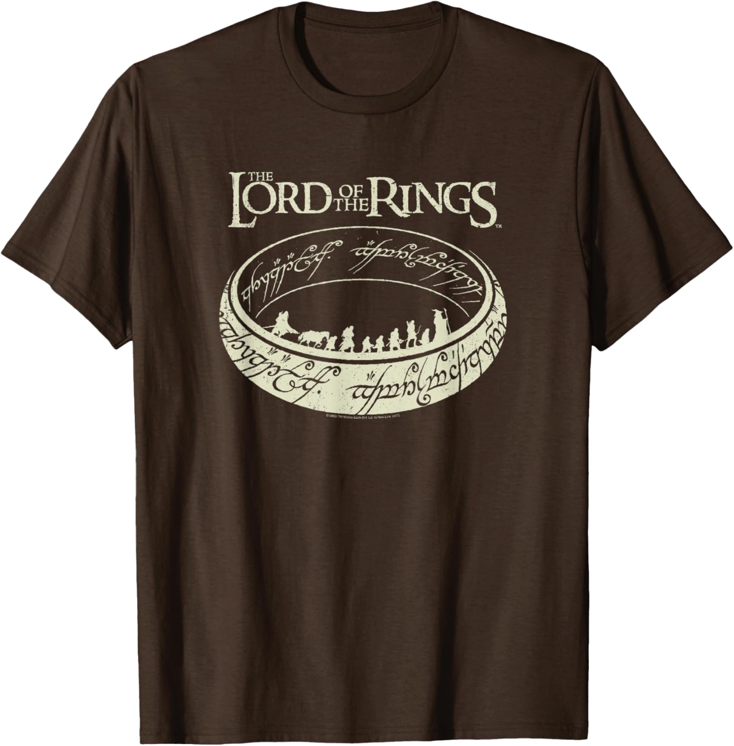 The Lord of the Rings Journey Ring Graphic T-Shirt for Fans - 9