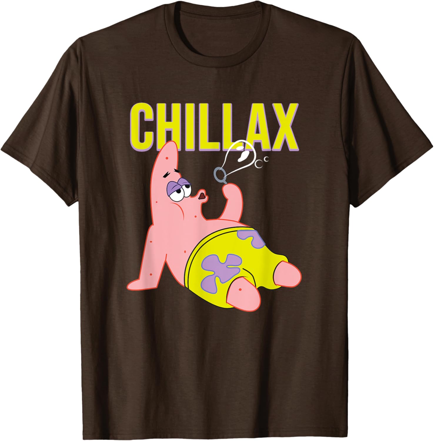 Mademark SpongeBob Patrick Star Chillax T-Shirt for Fun Summer Style - 17