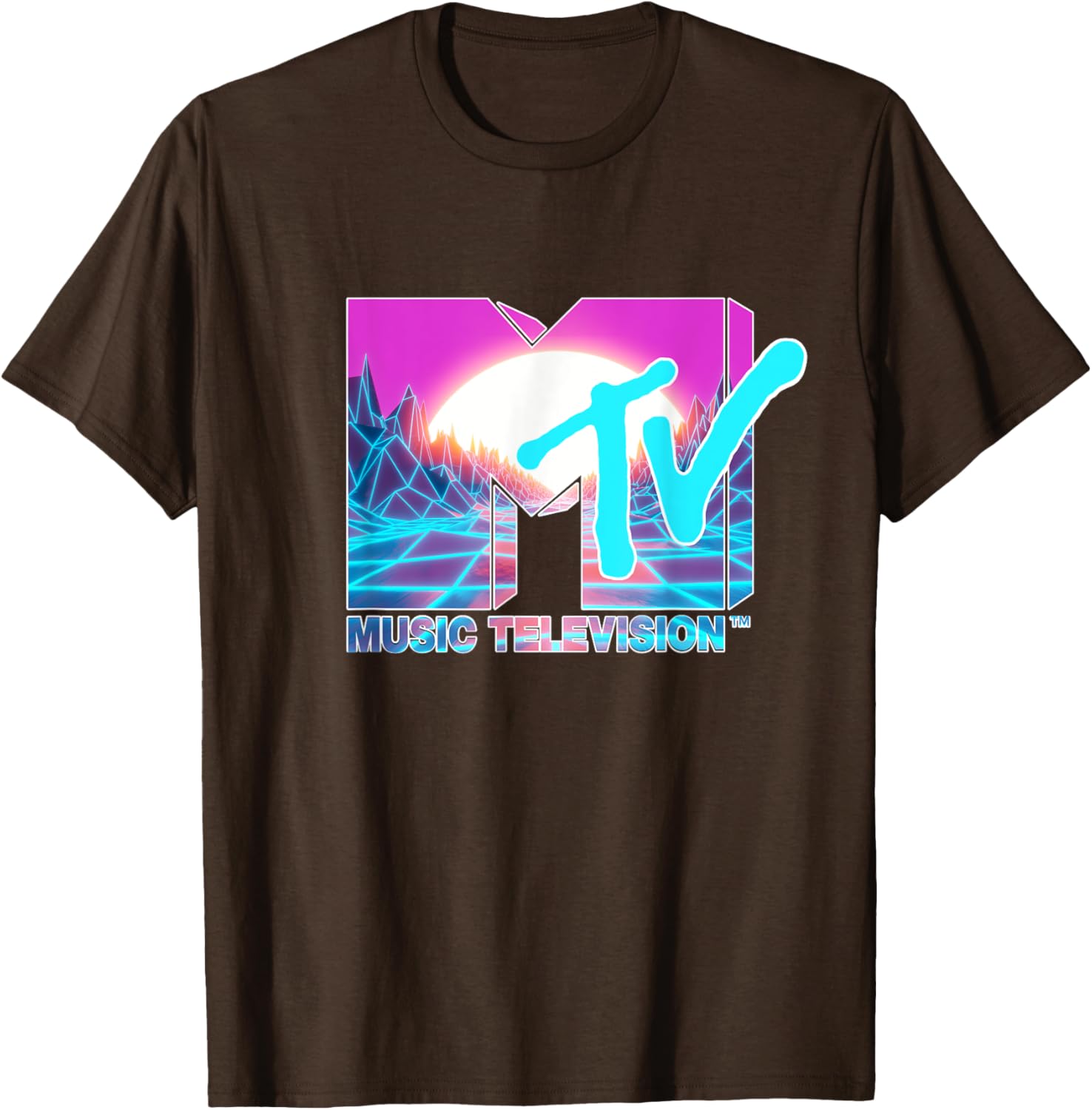 Mademark x MTV Official Logo T-Shirt with Sun and World Graphic - 11