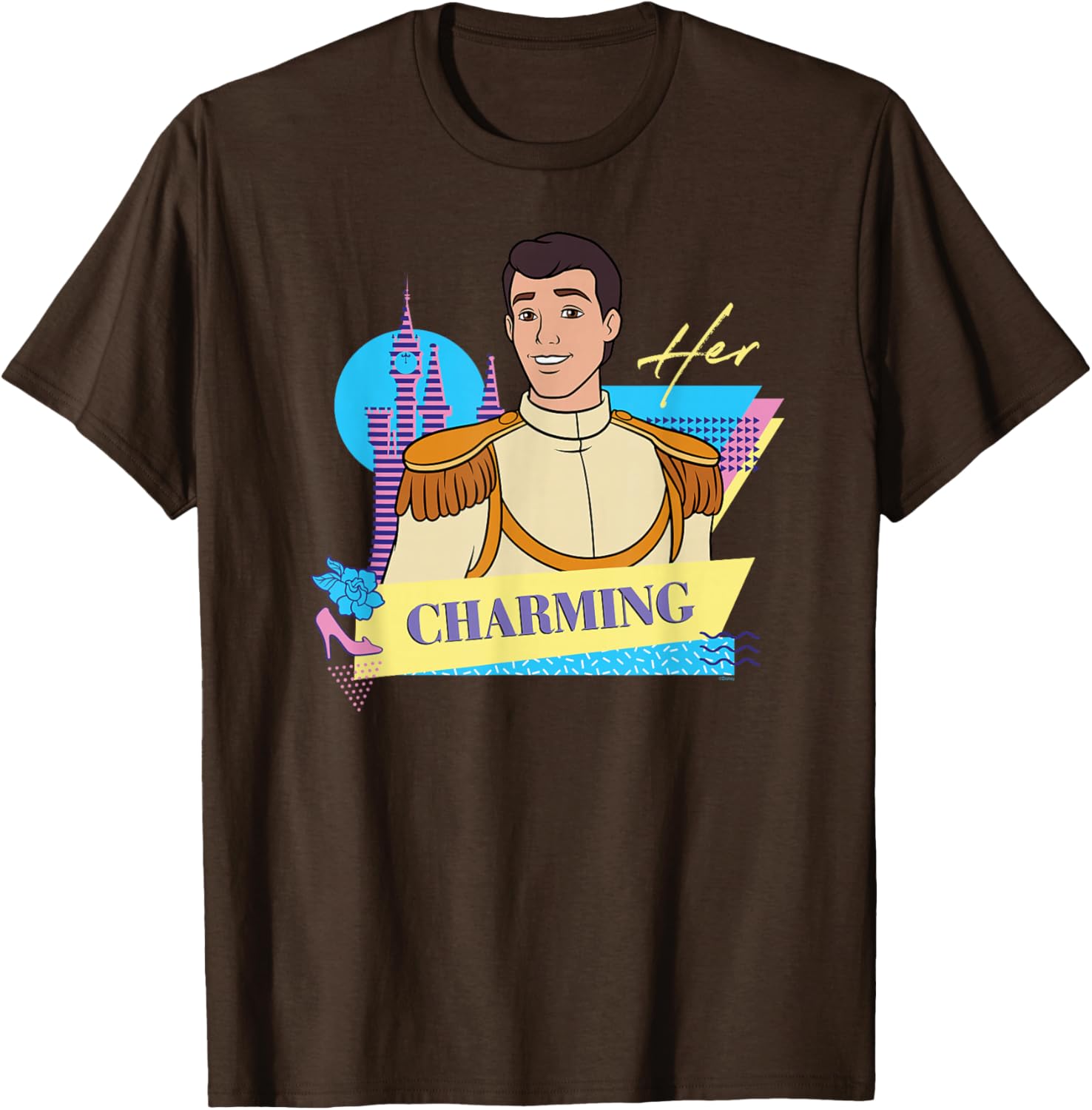 Disney Cinderella Matching T-Shirts for Couples - Her Prince Charming Style - 6