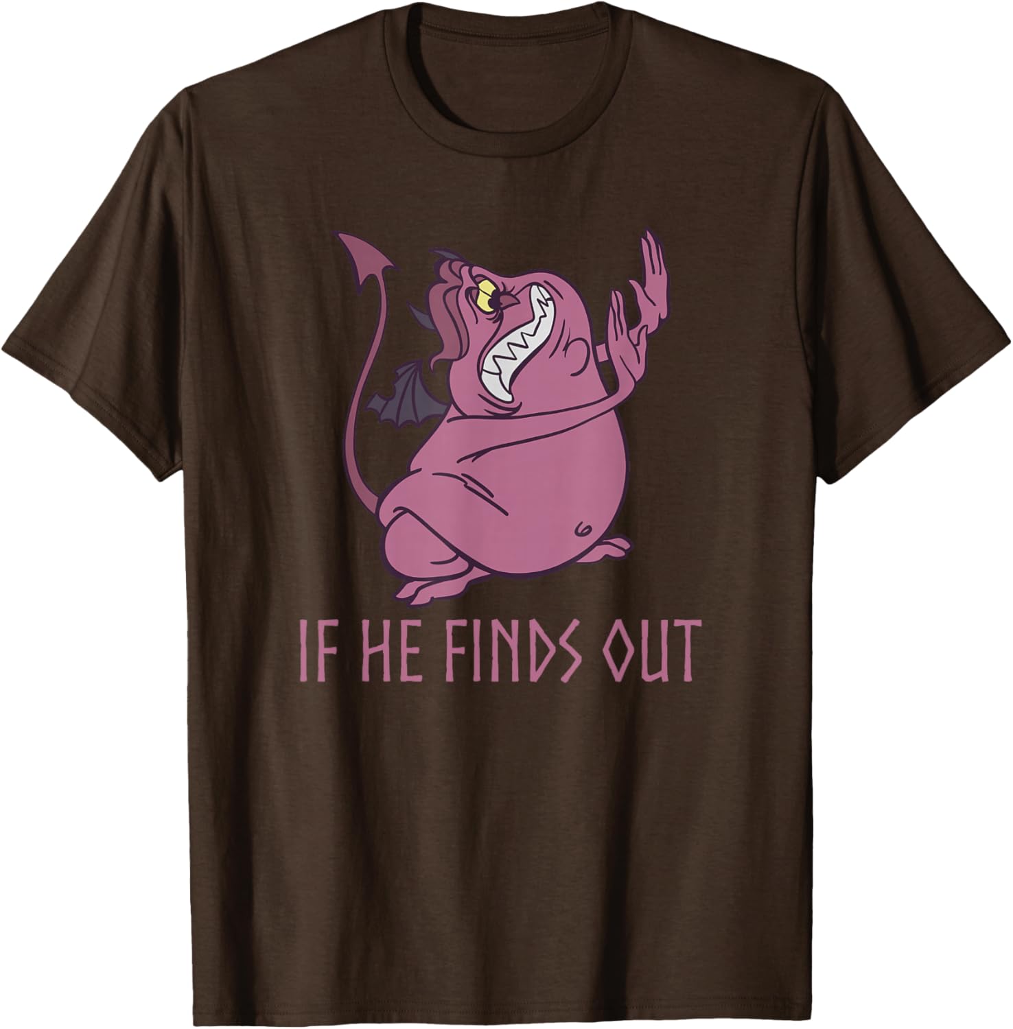 Disney Hercules Pain If He Finds Out Quote T-Shirt for Fans - 2
