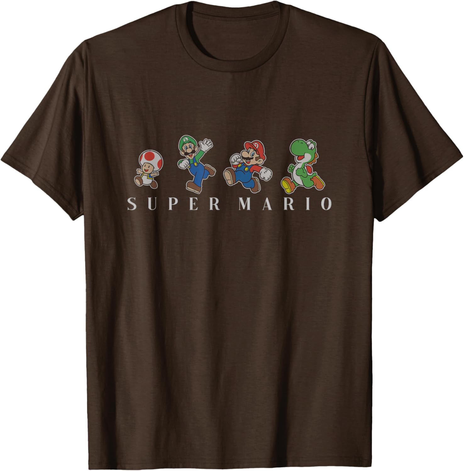 Super Mario Character Line Up T-Shirt for Gaming Fans and Collectors - 4