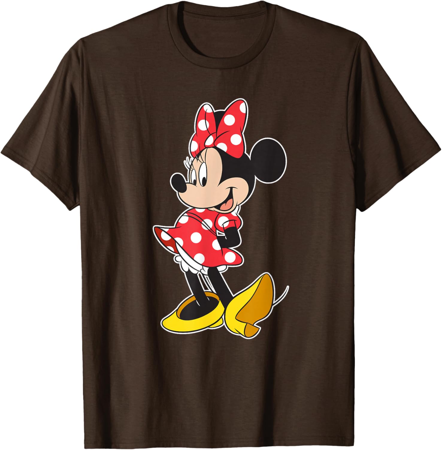 Cute Disney Minnie Mouse Classic Pose T-Shirt for Kids and Adults - 8