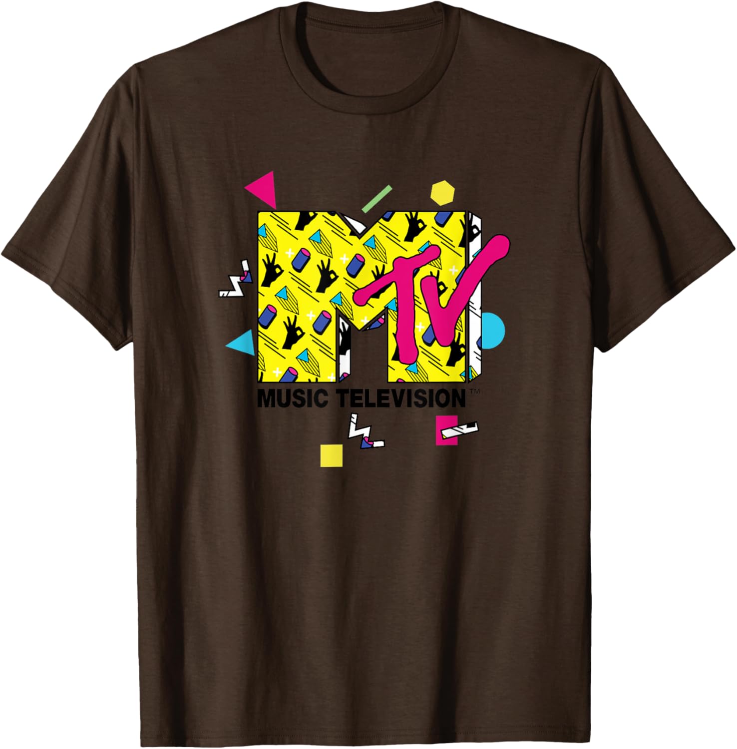 Mademark x MTV Official Logo T-Shirt with 80s 90s Party Art Design - 9